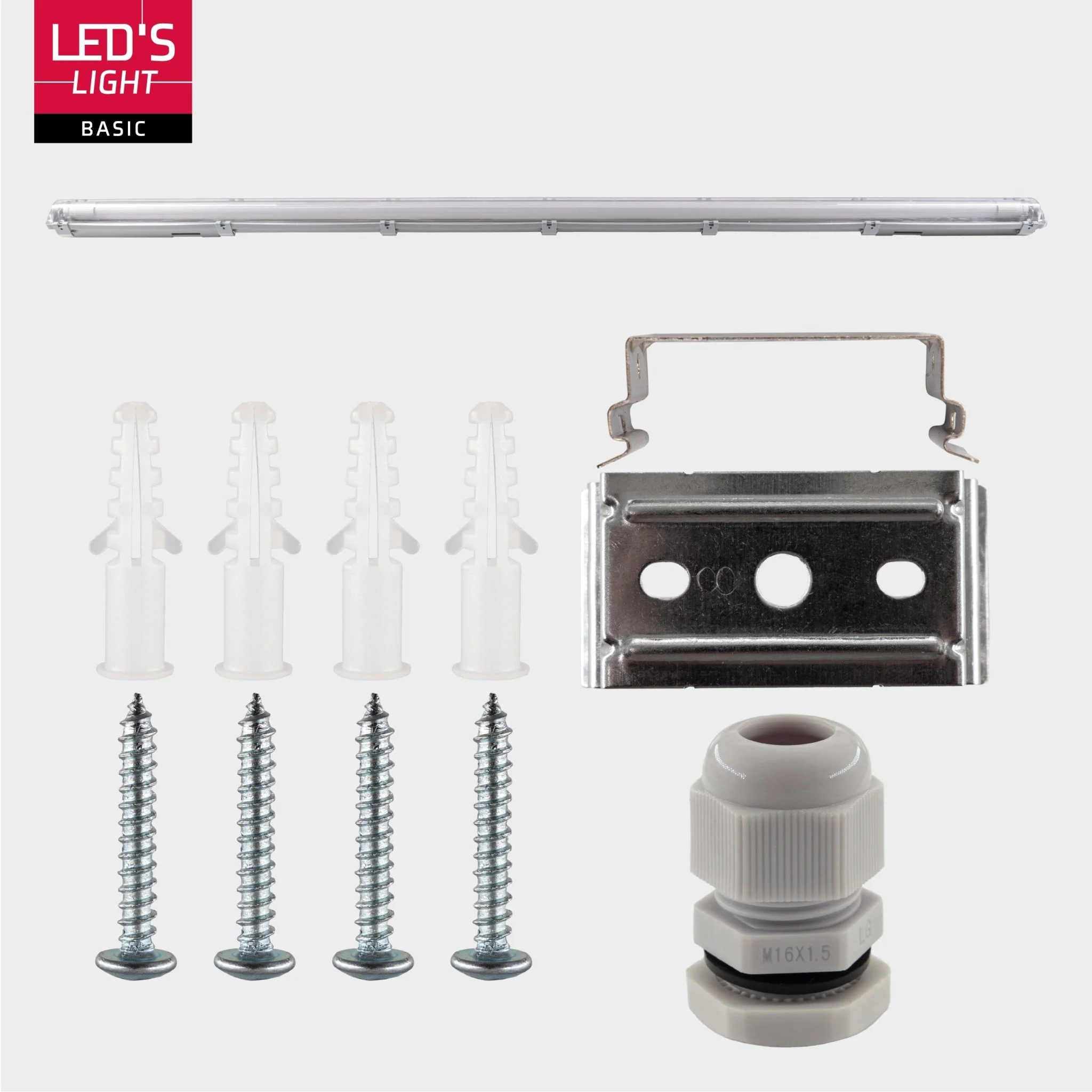 Proventa LED TL 8 armaturen met lampen 150 cm - Koud wit licht 6500 K - Waterdicht - Voordeelverpakking - 8 stuks - Image 9