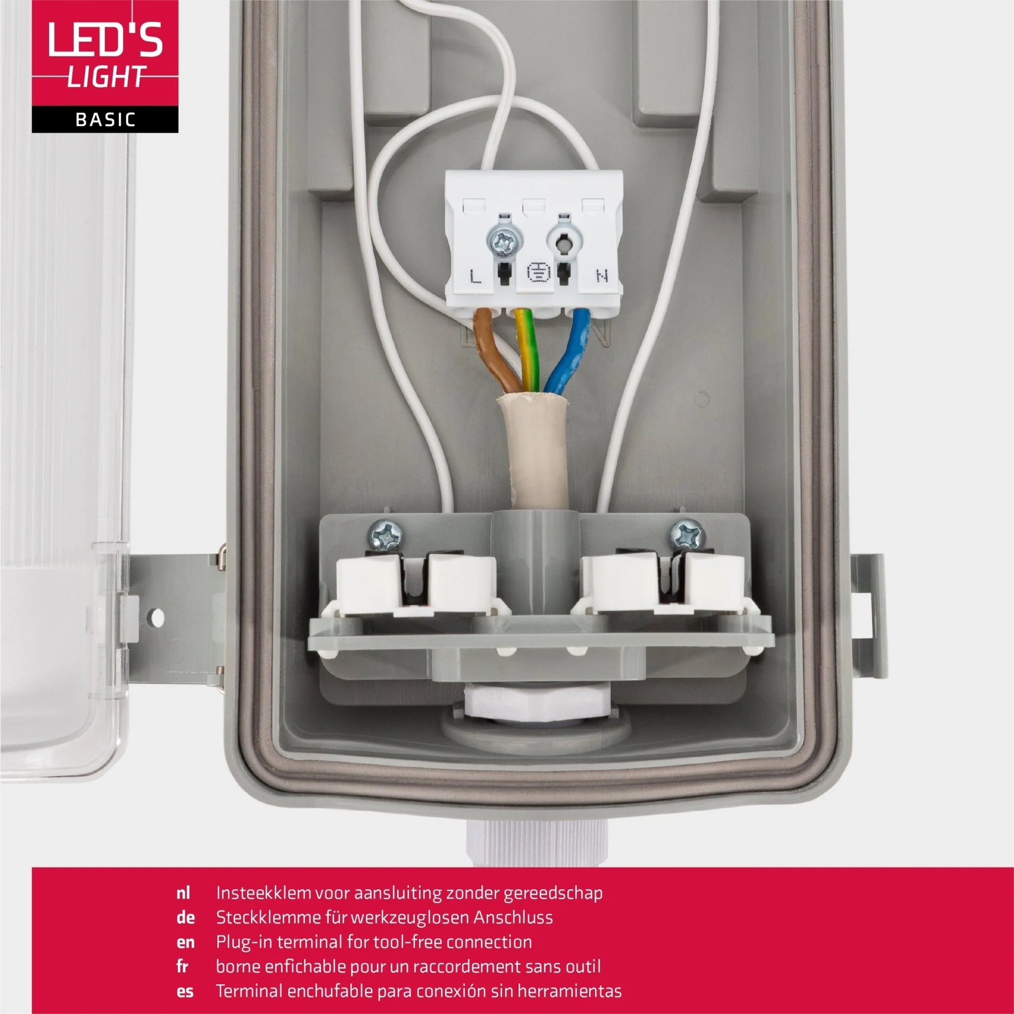 LED's Light LED TL dubbel armatuur met 2 lampen 120 cm - Koud wit licht 6500 K - Waterdicht - Complete set - Image 6