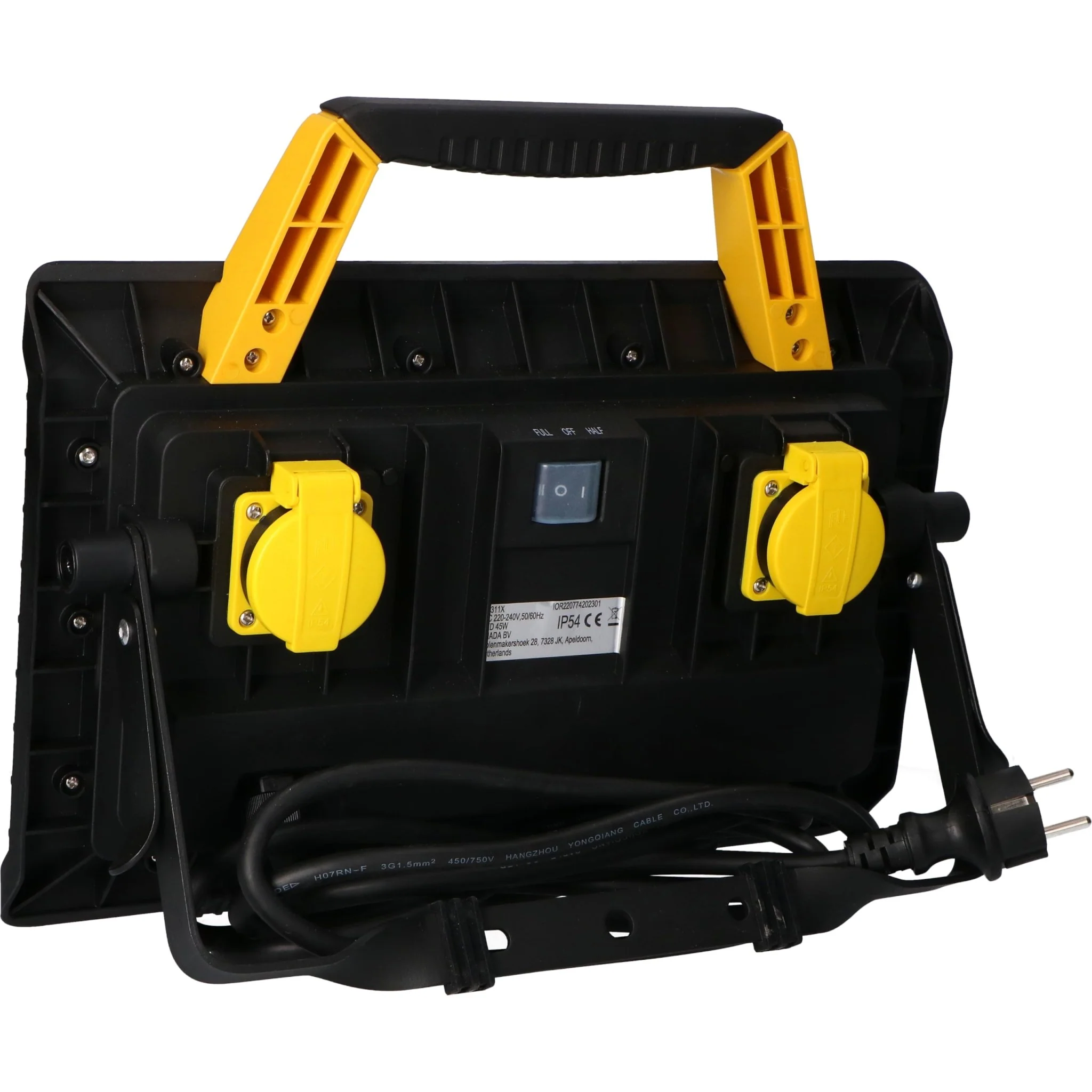 LED's Work Bouwlamp 5000 - 2 extra stopcontacten - 3 meter snoer - IP54 water- en stofbestendig - Image 3