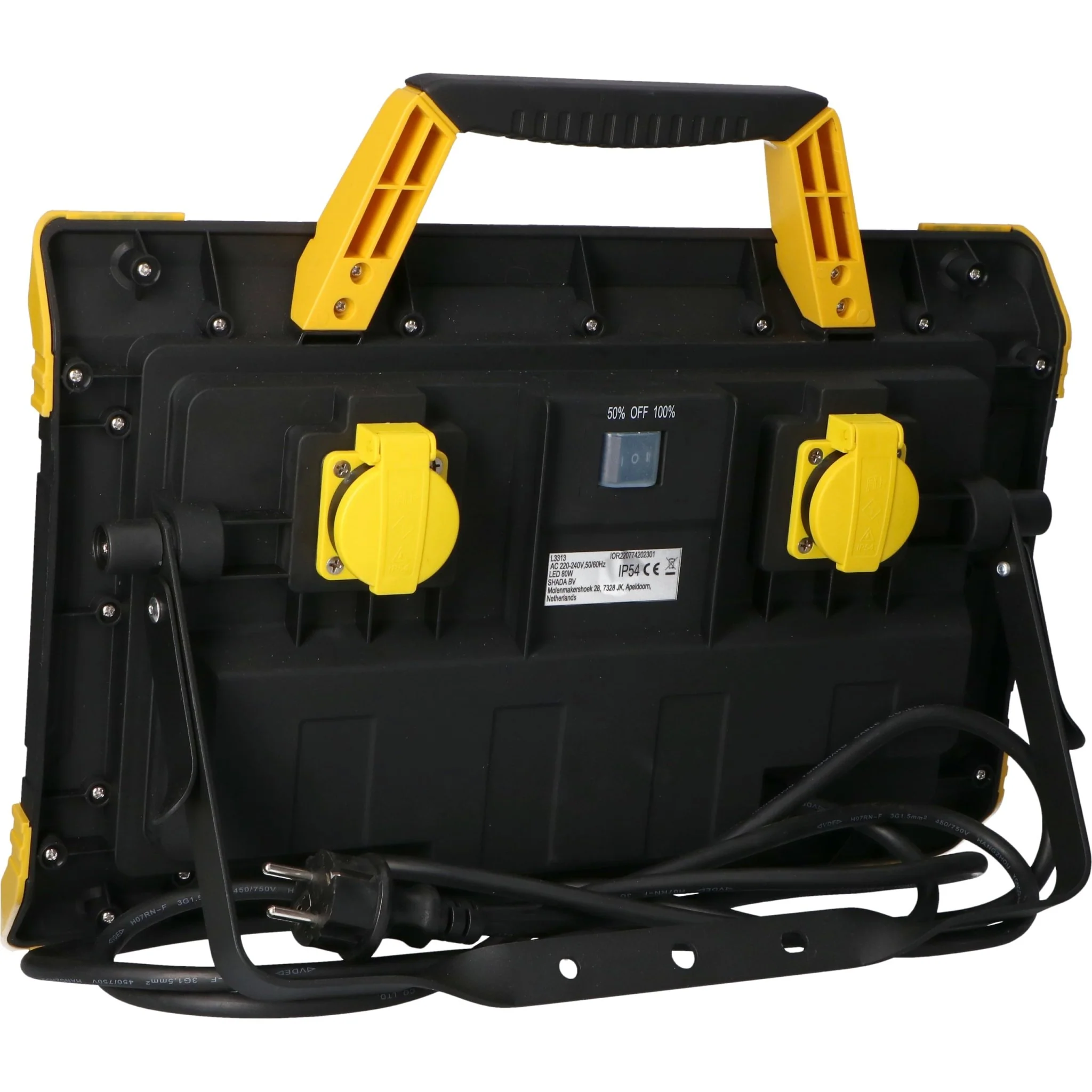 LED's Work Bouwlamp 9200 - 2 extra stopcontacten - 5 meter snoer - IP54 water- en stofbestendig - Image 6