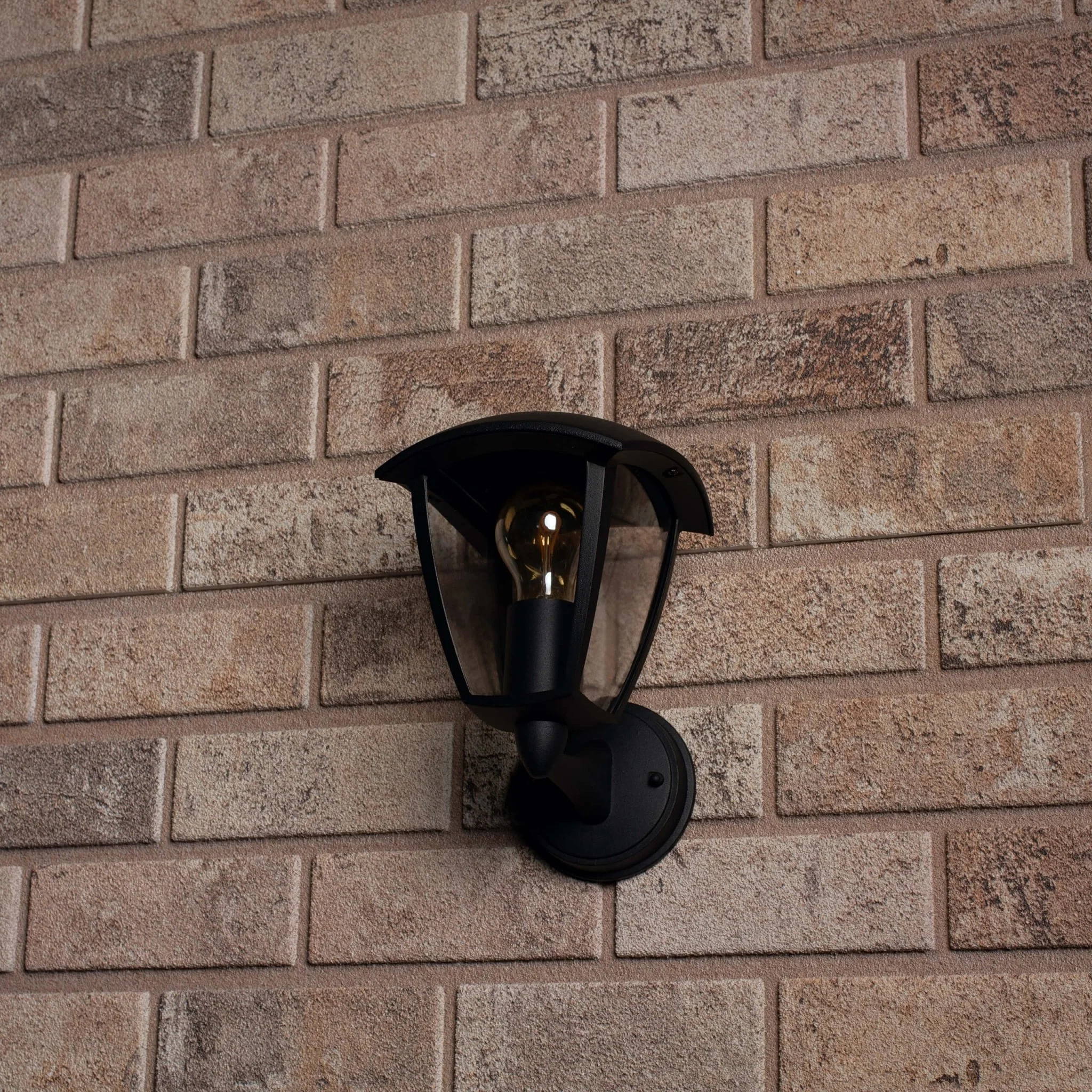 Retro LED Wandlamp met E27 fitting - Jesi - IP44 - Zwart - Image 4