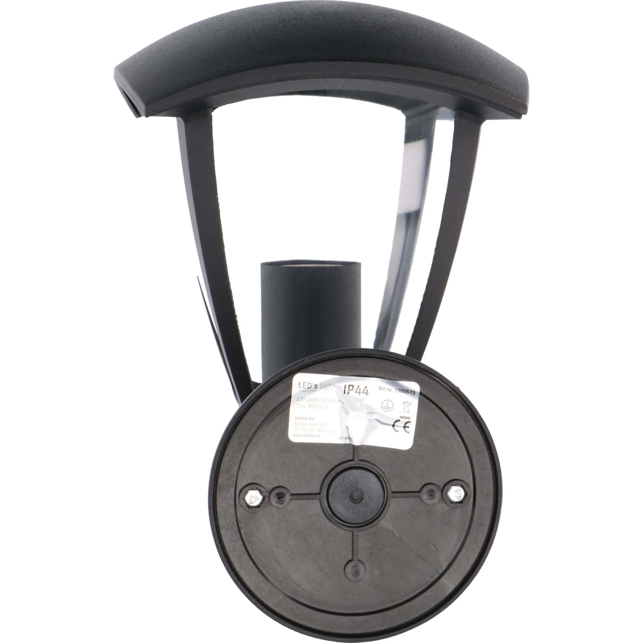 Retro LED Wandlamp met E27 fitting - Jesi - IP44 - Zwart - Image 6