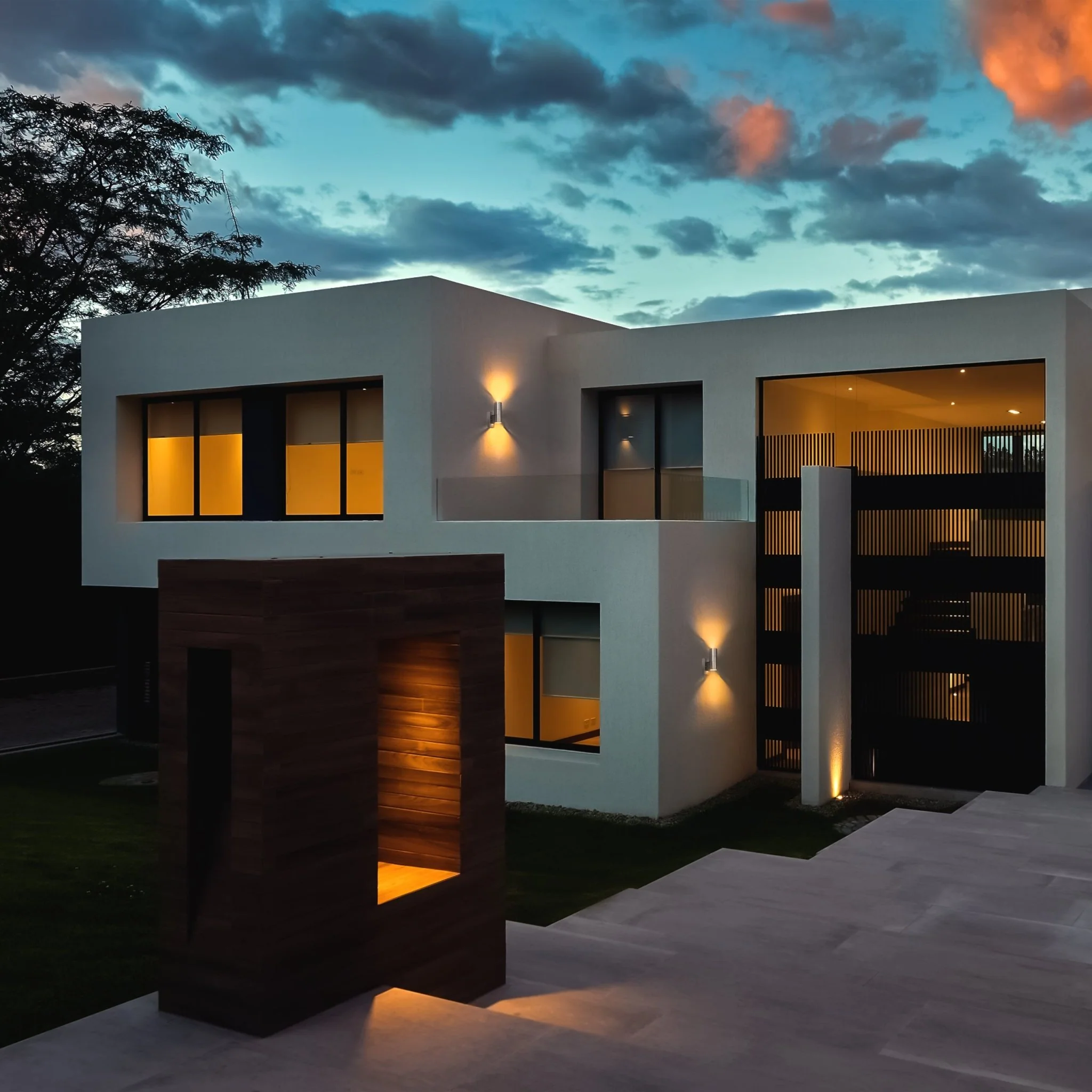LED's Light RVS LED Buitenlamp met Bewegingssensor - 2 lichts up & down - IP44 - Zilver - Image 4