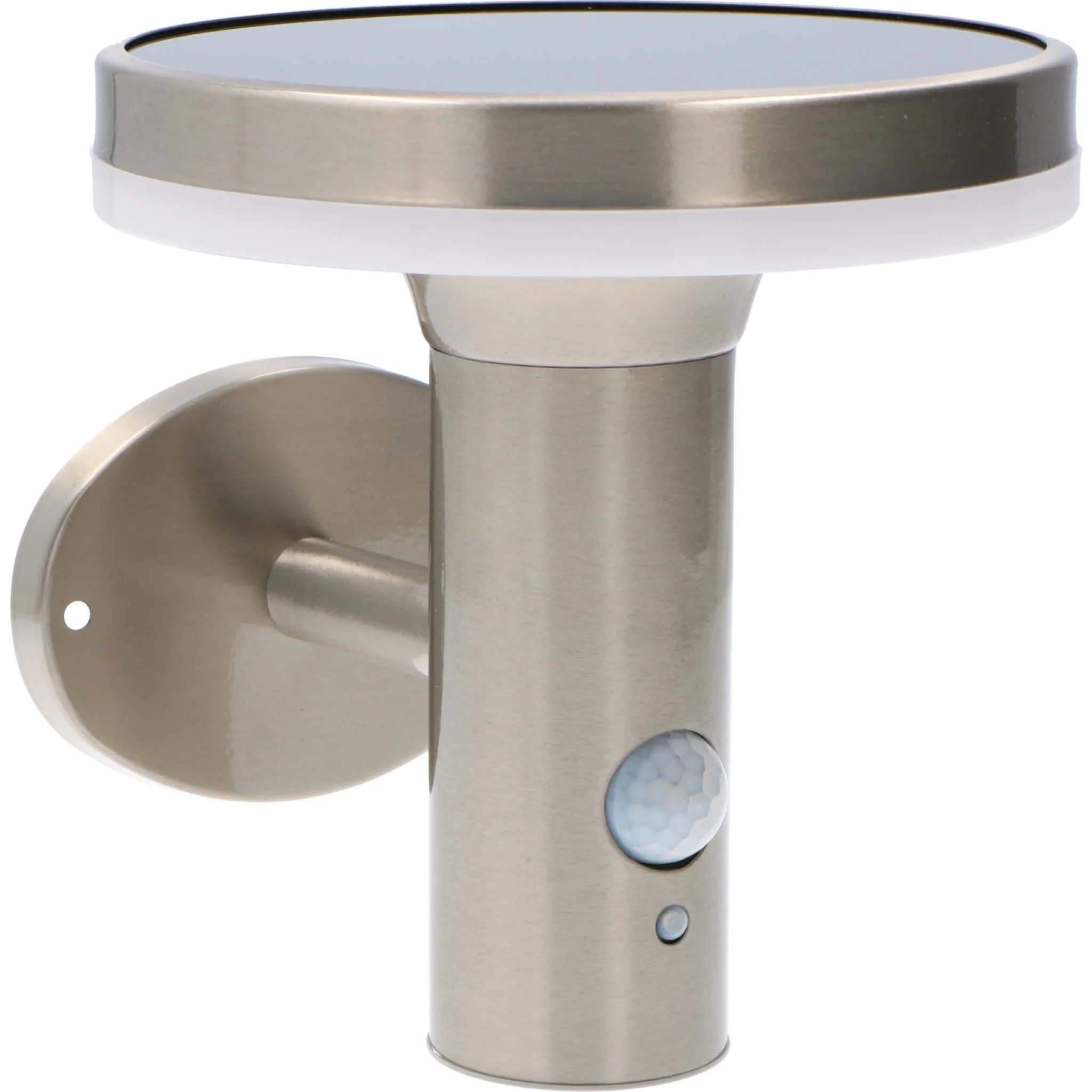 RVS Solar LED Buitenlamp met bewegingssensor - Draadloos - 3 standen - Zilver - Image 2