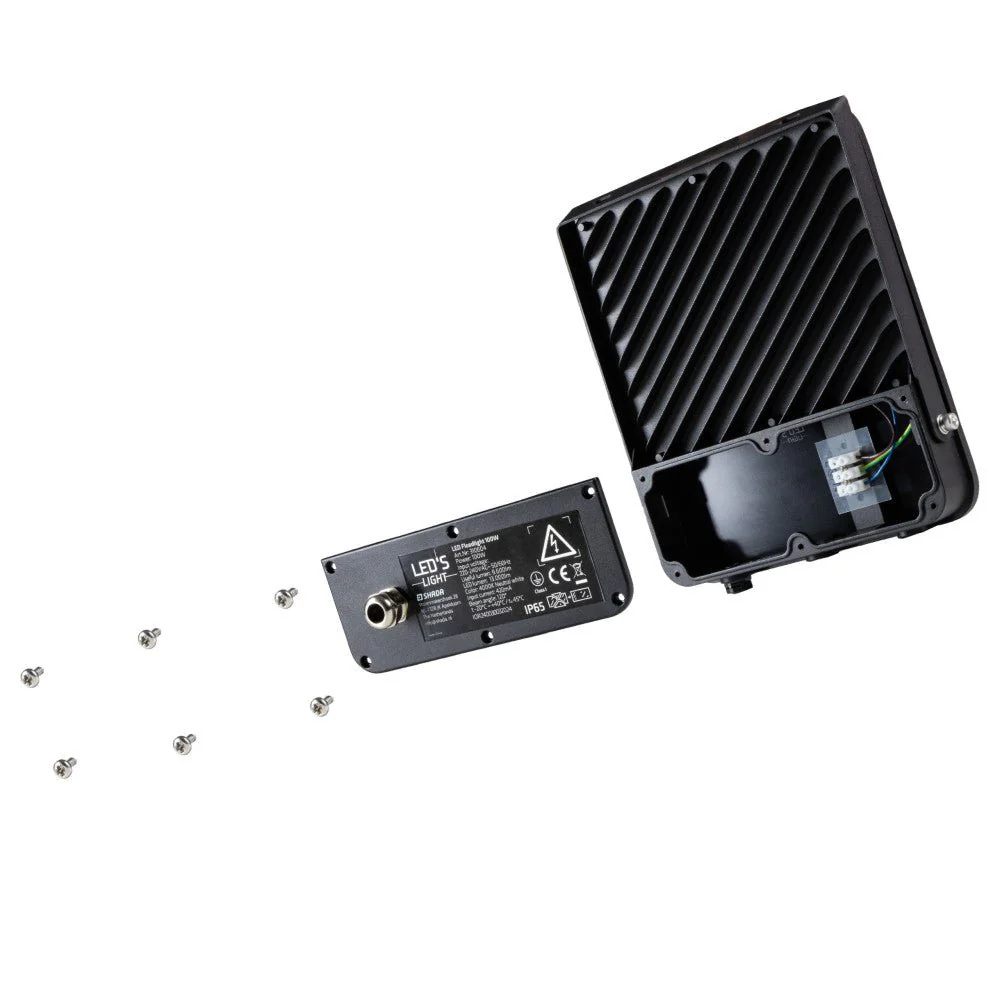 LED's Light Schijnwerper floodlight - 100W 9600lm 4000K - Zwart - IP65 - Image 9