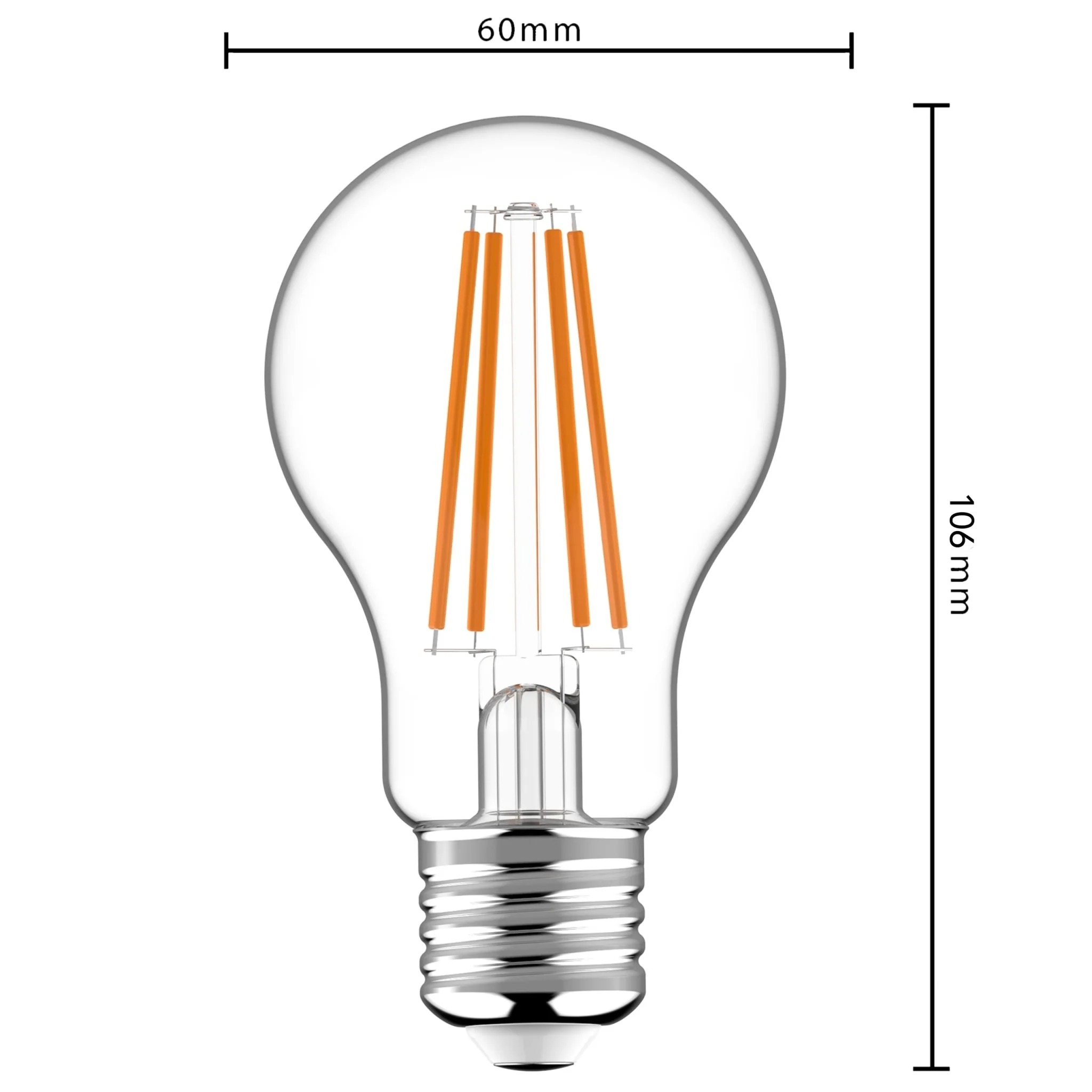 Sensor LED Lamp E27 met bewegingssensor en daglichtsensor - 3 meter bereik - Warm wit - Image 4