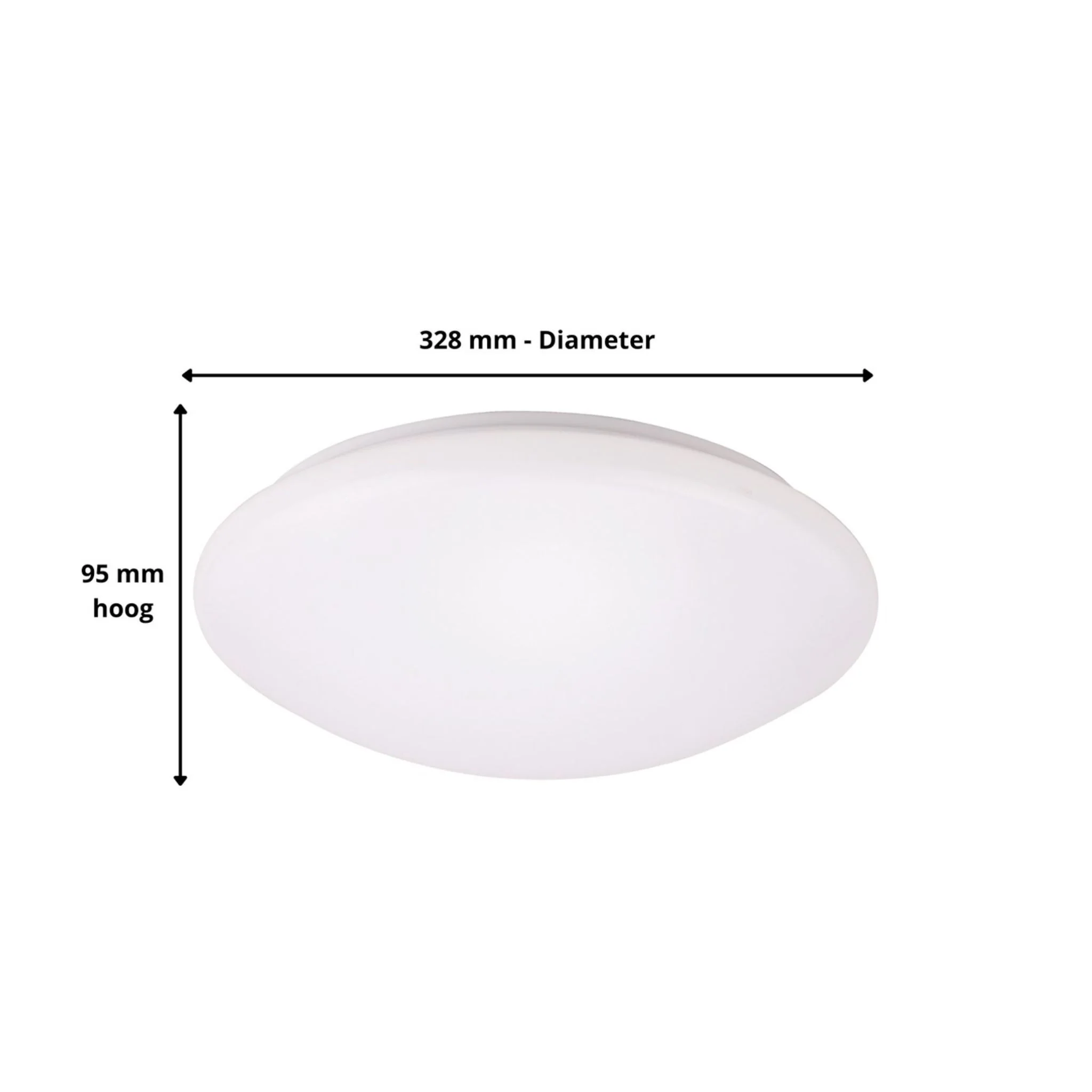 Smart LED Plafondlamp 33 cm - Dimbaar met App - Warm en koud wit licht - Image 6