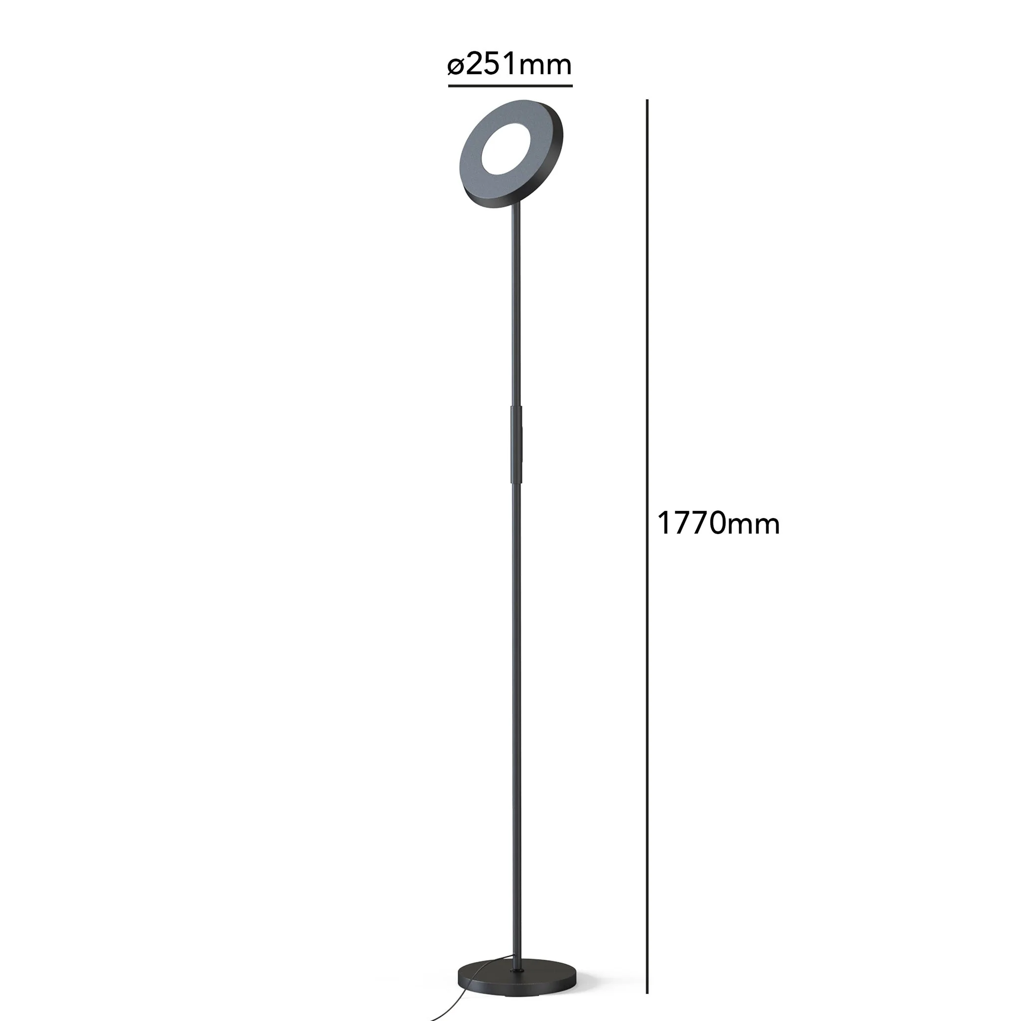 Ambient LED Vloerlamp - White & Color - Schijnt naar beneden en boven - Bedienbaar met App - Image 11