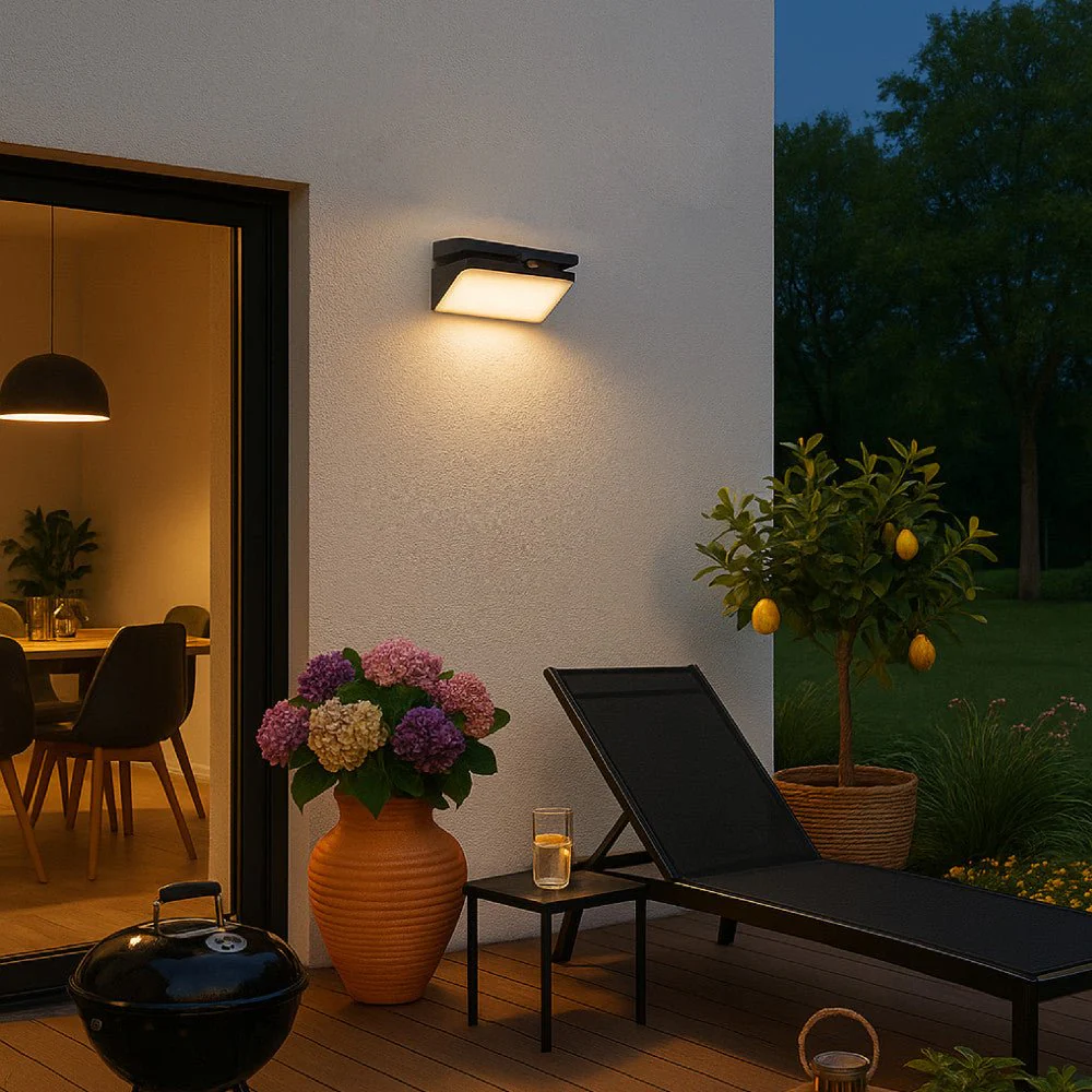 LED's Light Deco Solar buitenlamp - 600lm 2700K - Zwart - IP54 - Sensor - Image 9