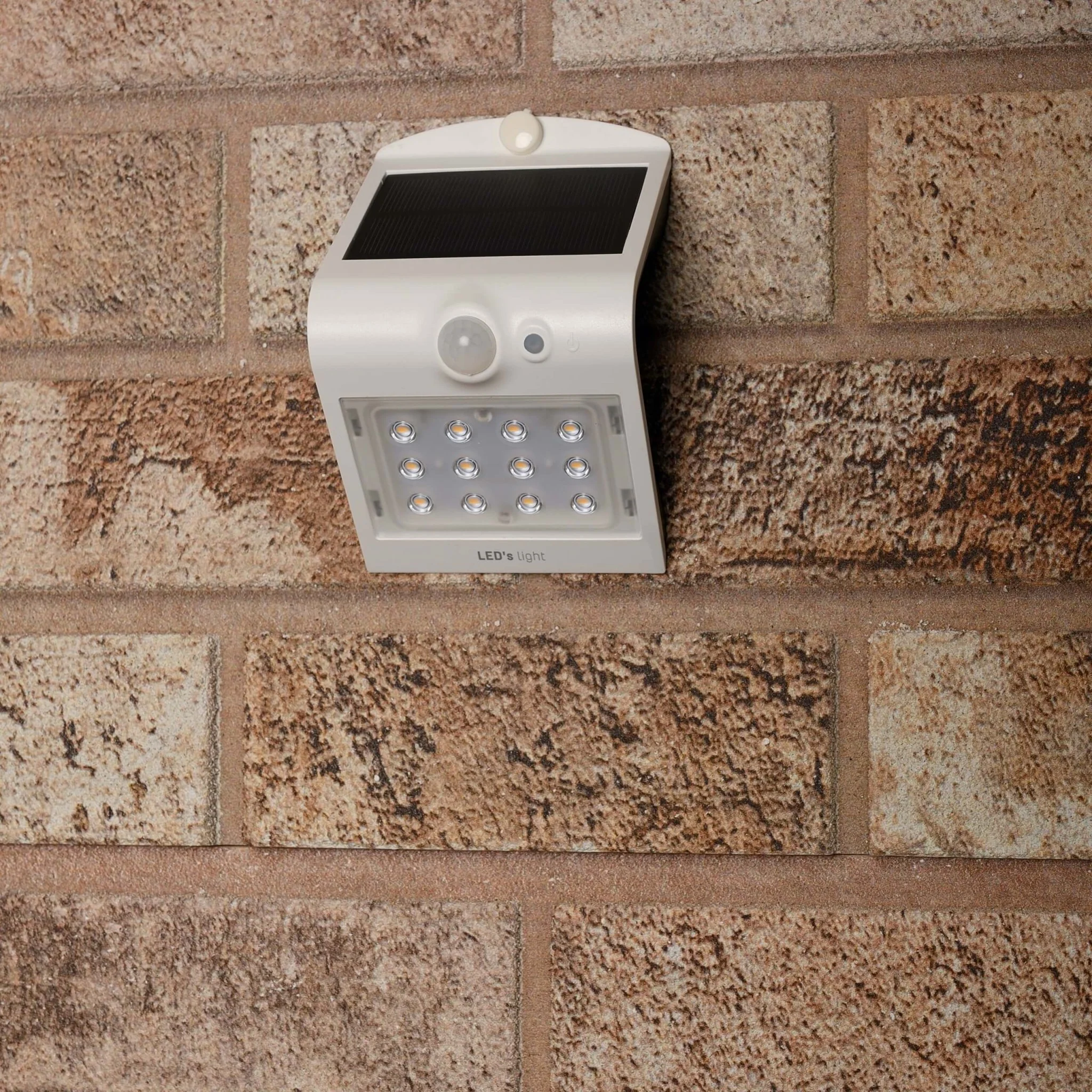 LED's Light Solar LED Wandlamp met Bewegingssensor 220 - 3 lichtstanden - Automatisch aan/uit - Wit - Image 3