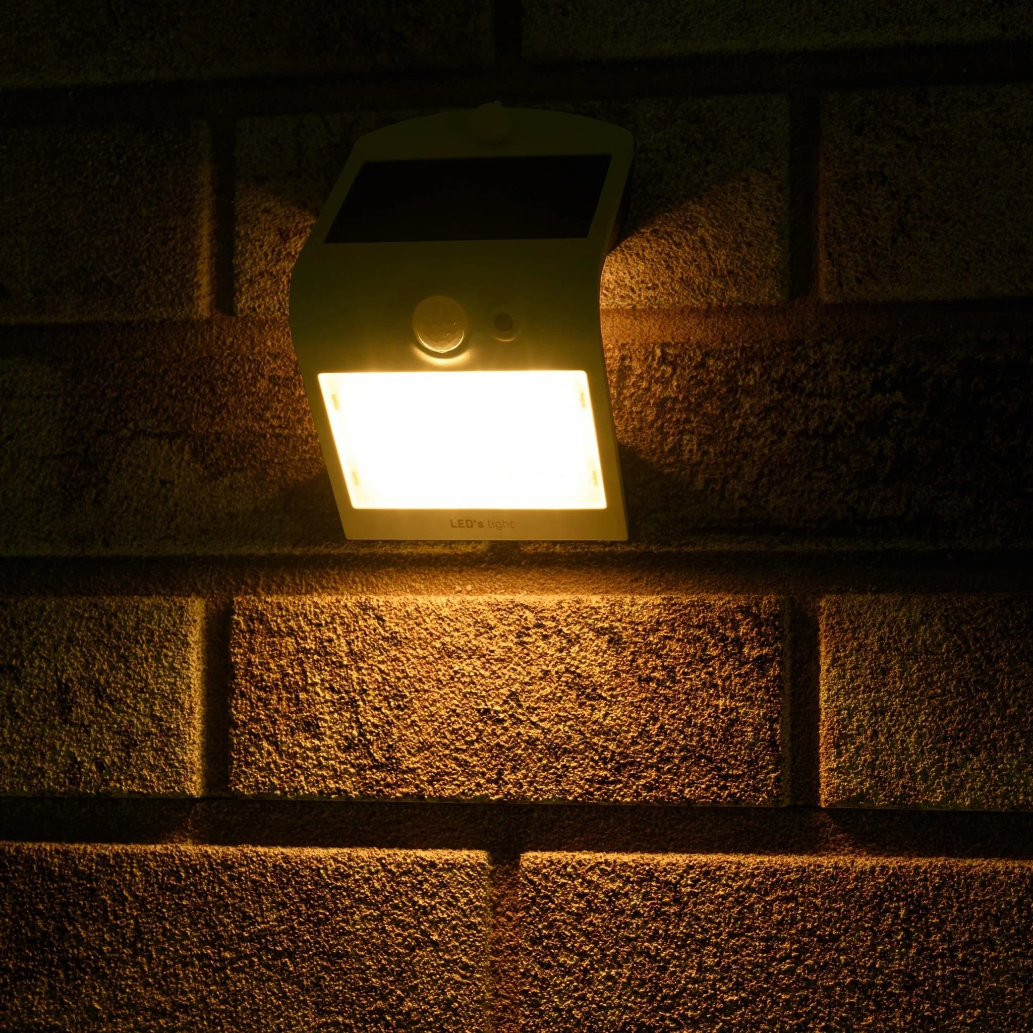 LED's Light Solar LED Wandlamp met Bewegingssensor 220 - 3 lichtstanden - Automatisch aan/uit - Wit - Image 4