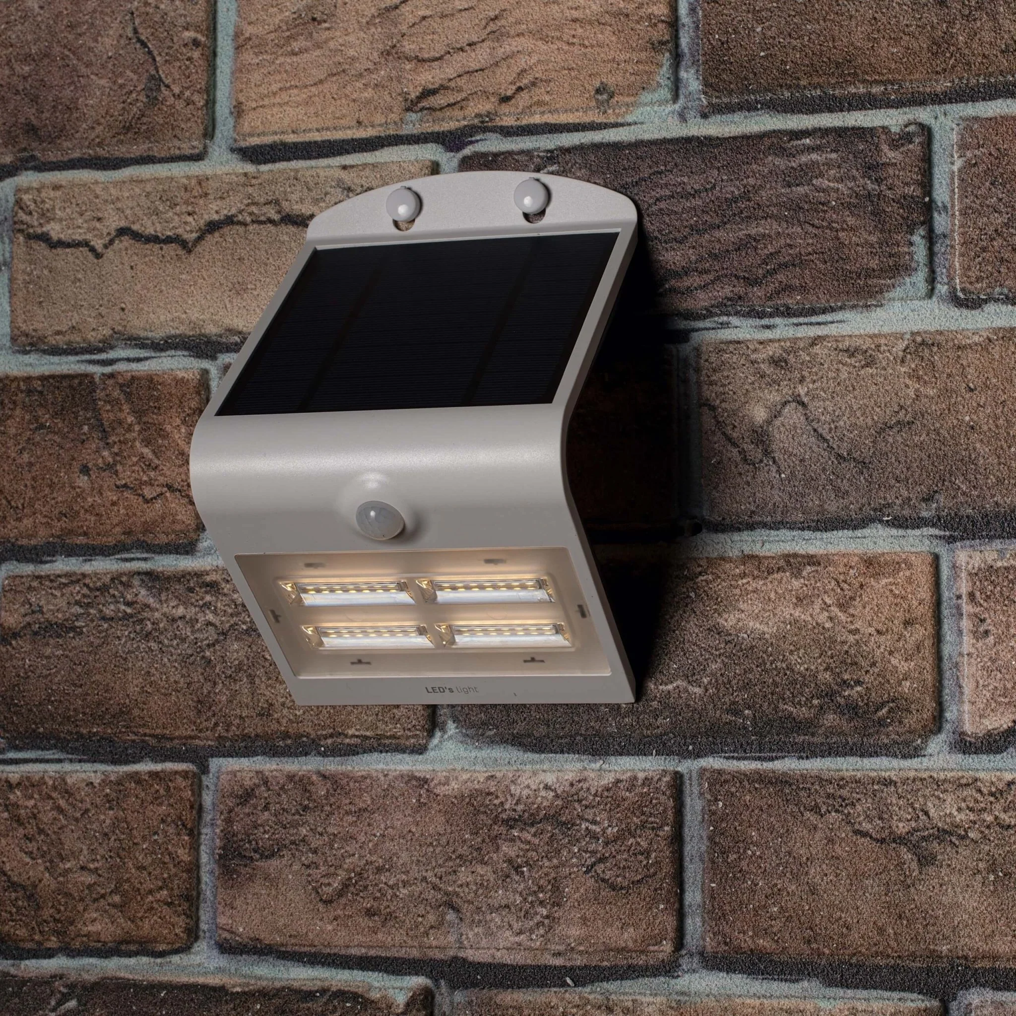 LED's Light Solar LED Wandlamp met Bewegingssensor 400 - 3 lichtstanden - Automatisch aan/uit - Wit - Image 4