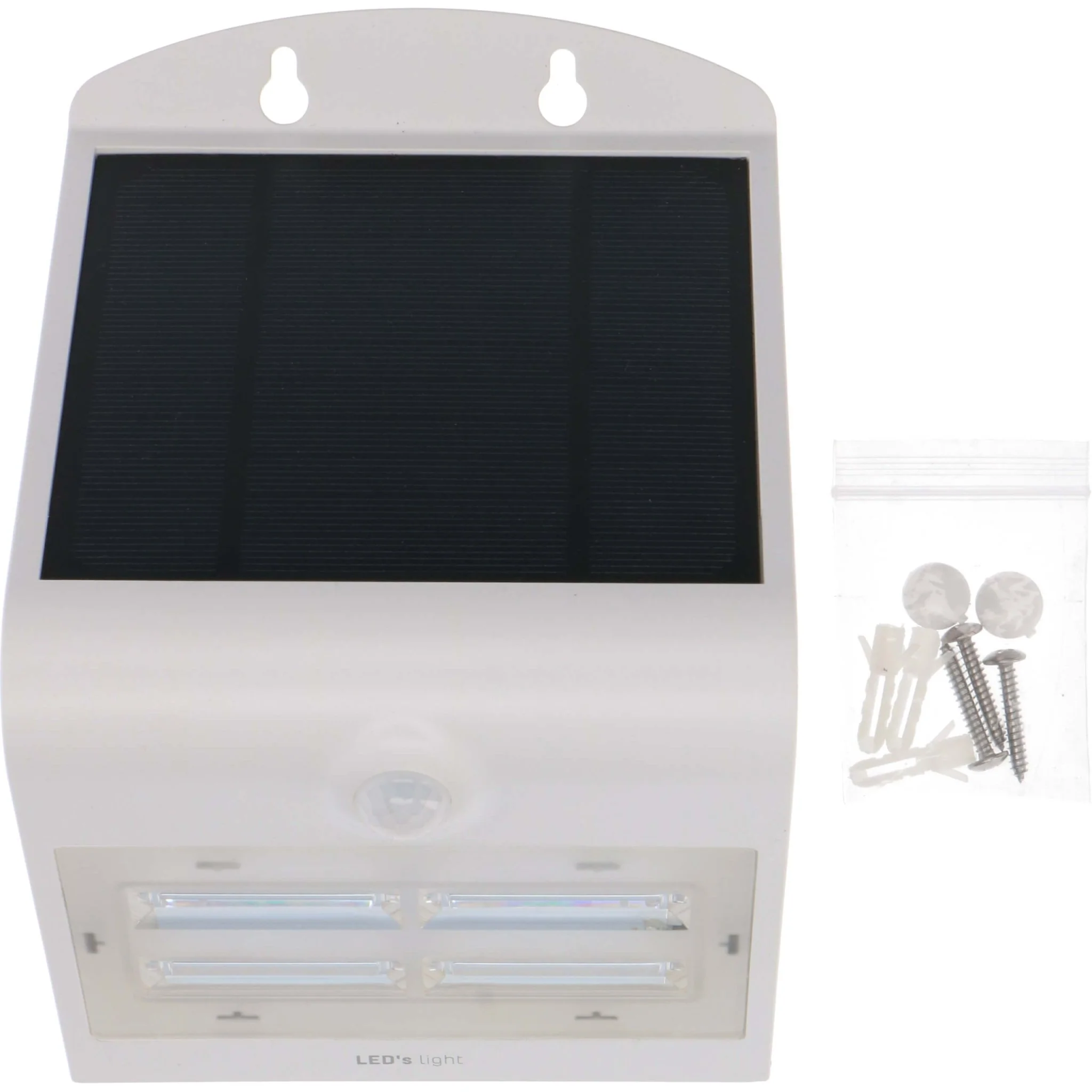 LED's Light Solar LED Wandlamp met Bewegingssensor 400 - 3 lichtstanden - Automatisch aan/uit - Wit - Image 8