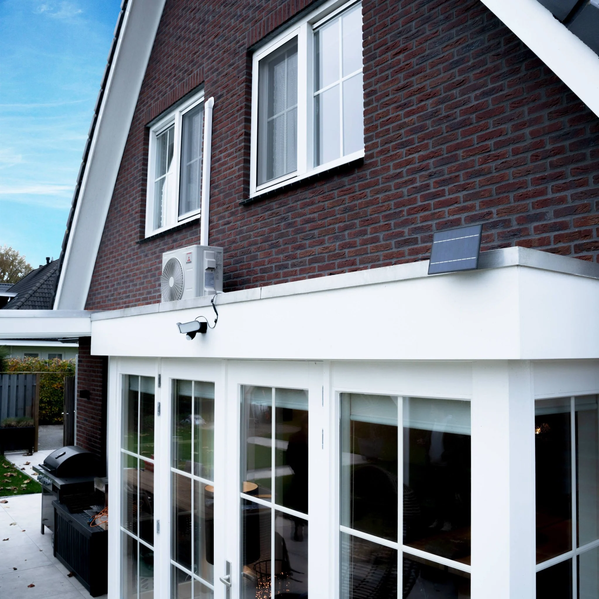 LED's Light Solar LED Buitenlamp met Bewegingssensor - 2 lichts - Automatisch aan/uit - Afneembaar paneel - Zwart - Image 3