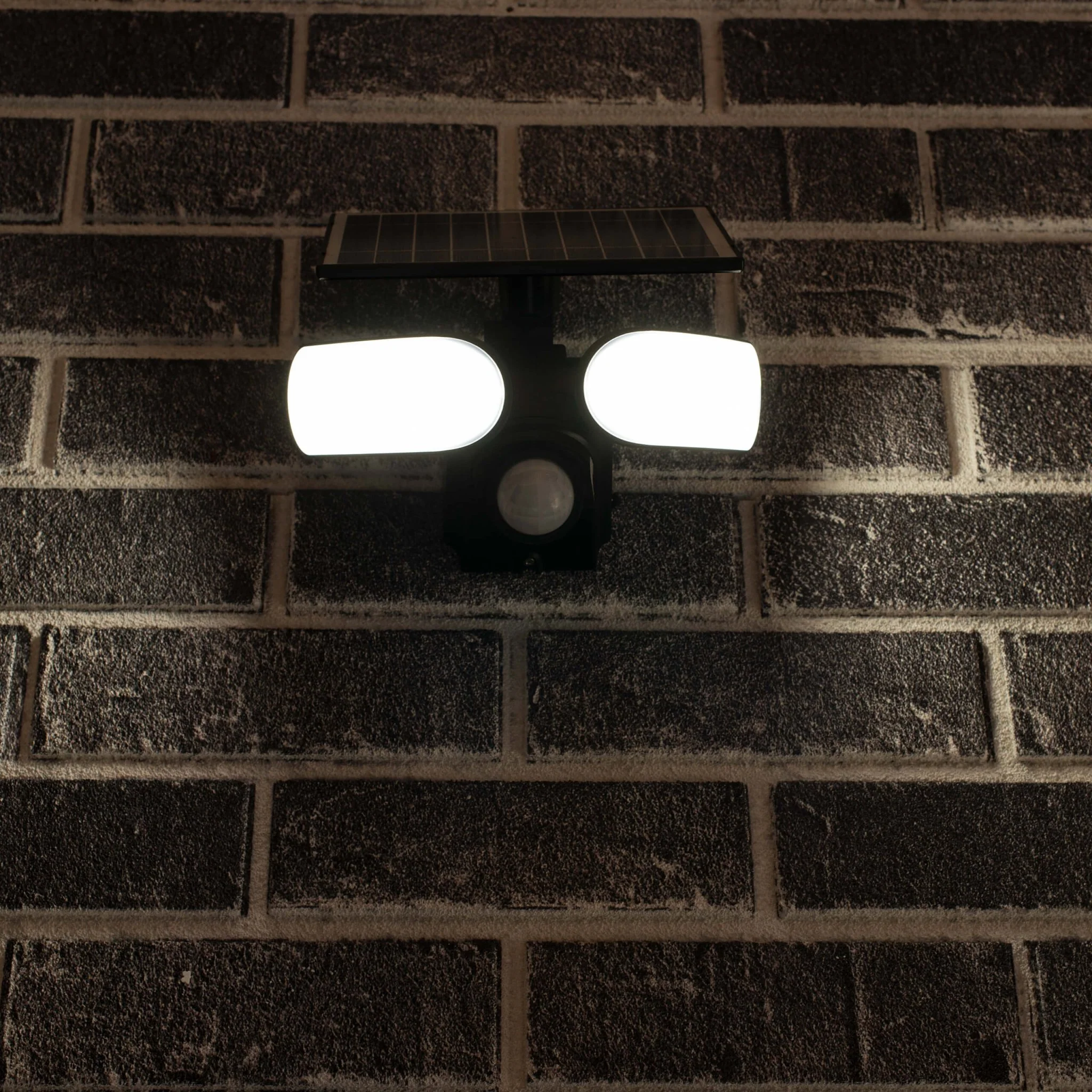 LED's Light Solar LED Buitenlamp met Bewegingssensor - 2 lichts - Automatisch aan/uit - Afneembaar paneel - Zwart - Image 5