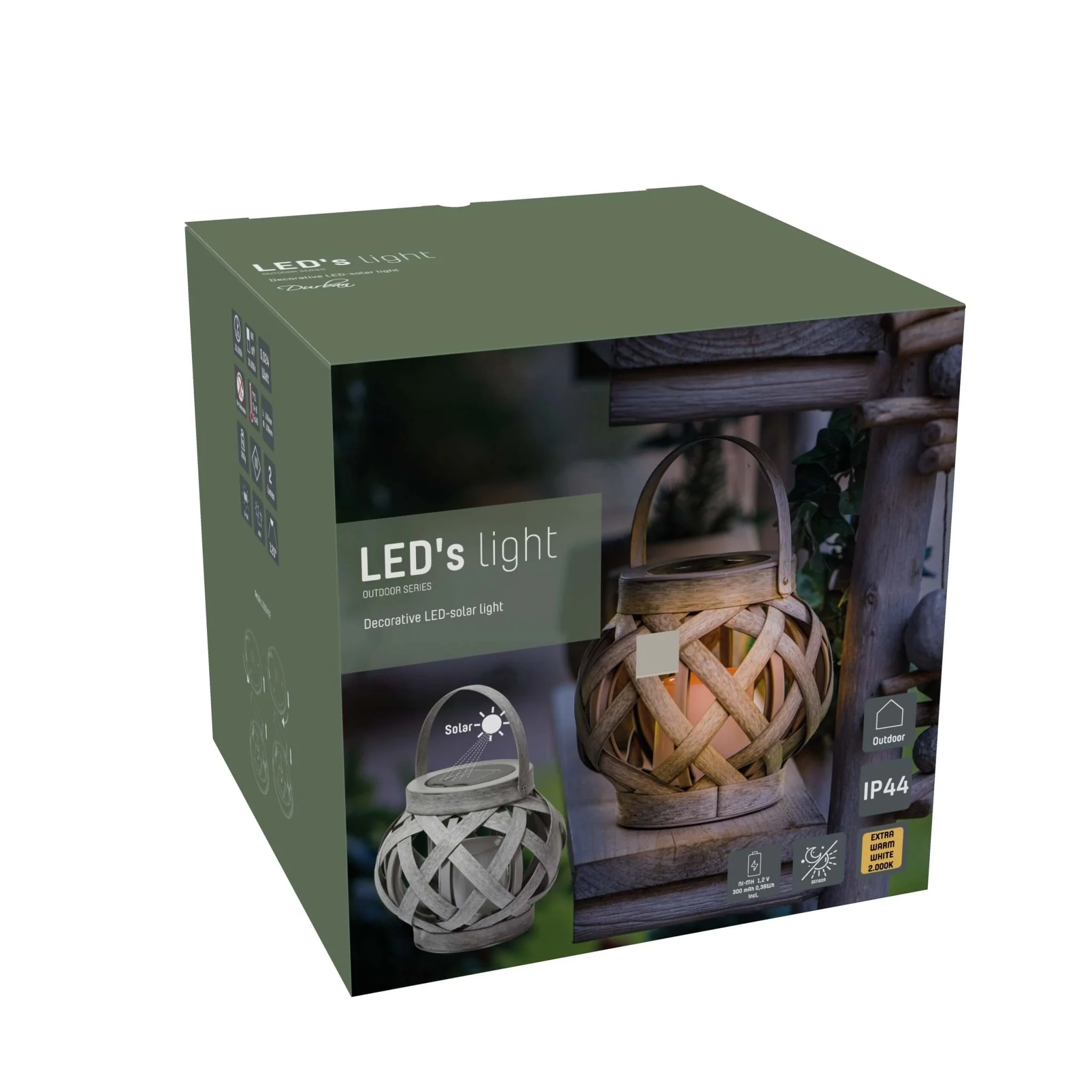 Solar LED Kaars tafellamp met sensor - Automatisch aan/uit - IP44 - 15 cm - Image 7