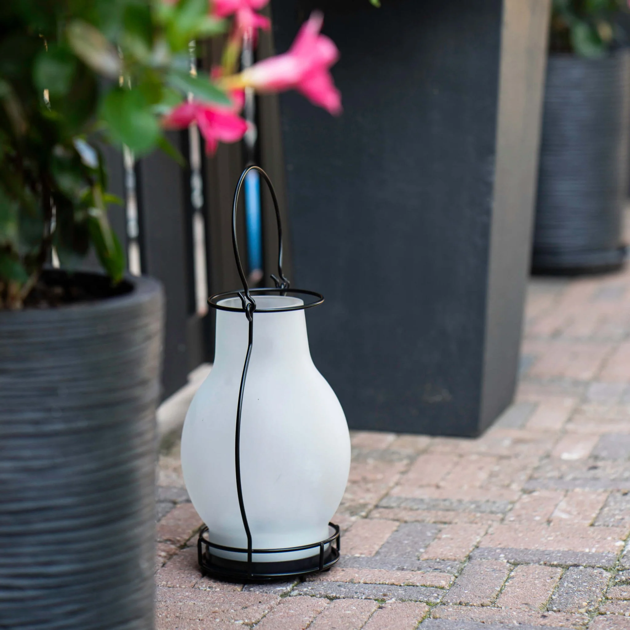 Solar Olielamp op zonne-energie met sensor - Automatisch aan/uit - Draadloos - 28 cm - Image 3