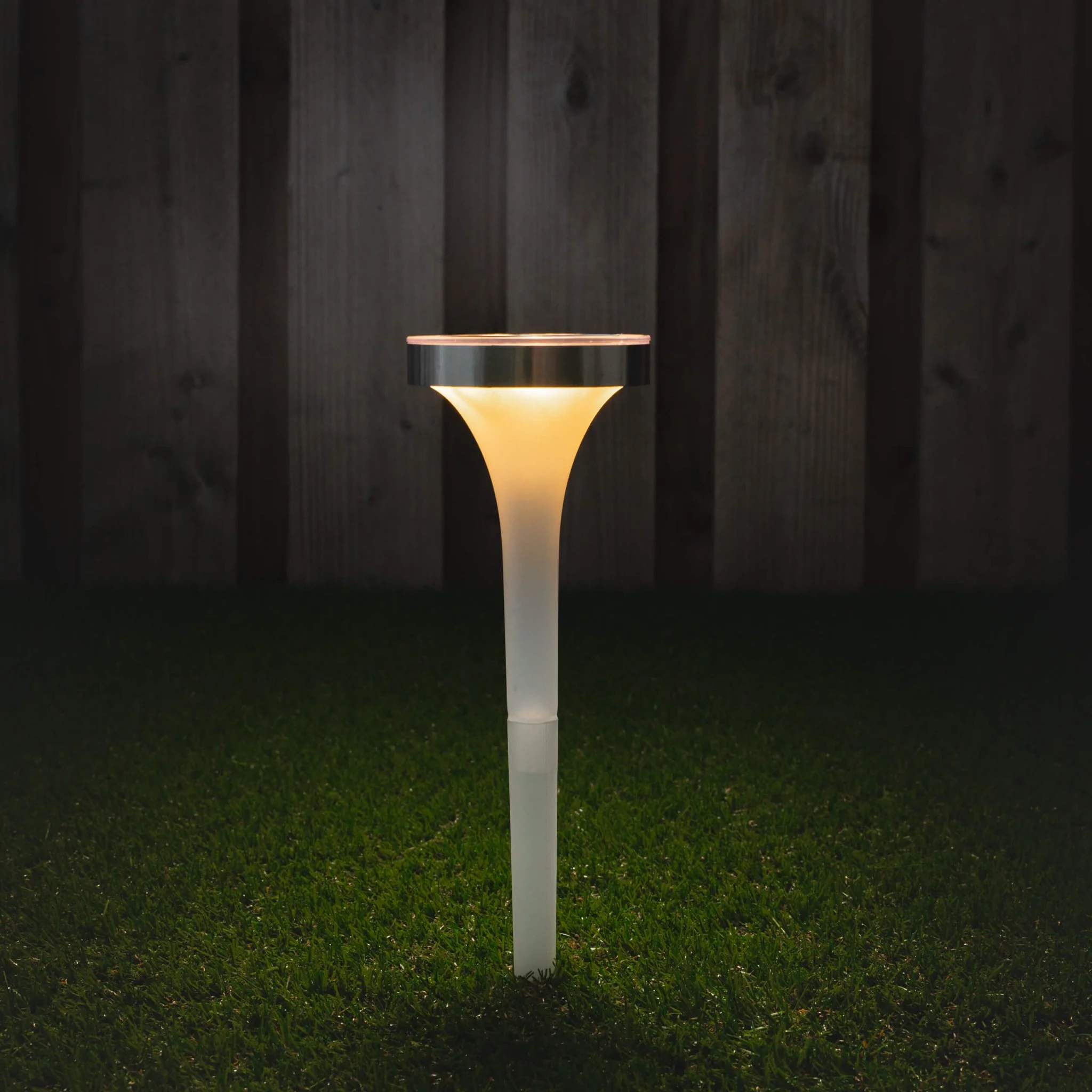 Solar LED Prikspot met sensor - Warm wit + RGB - Auto aan/uit - Tours - 32 cm - Image 2