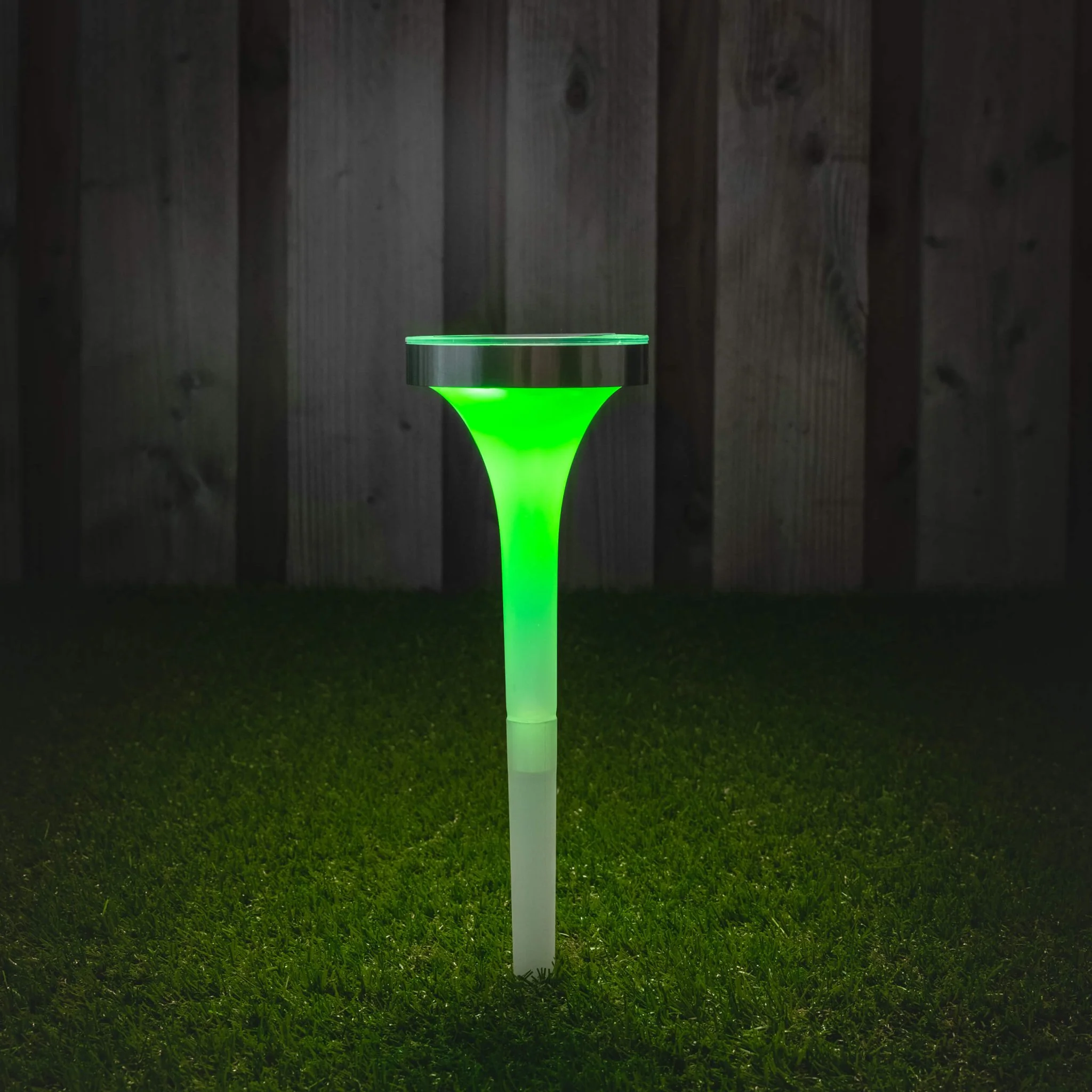 Solar LED Prikspot met sensor - Warm wit + RGB - Auto aan/uit - Tours - 32 cm - Image 5