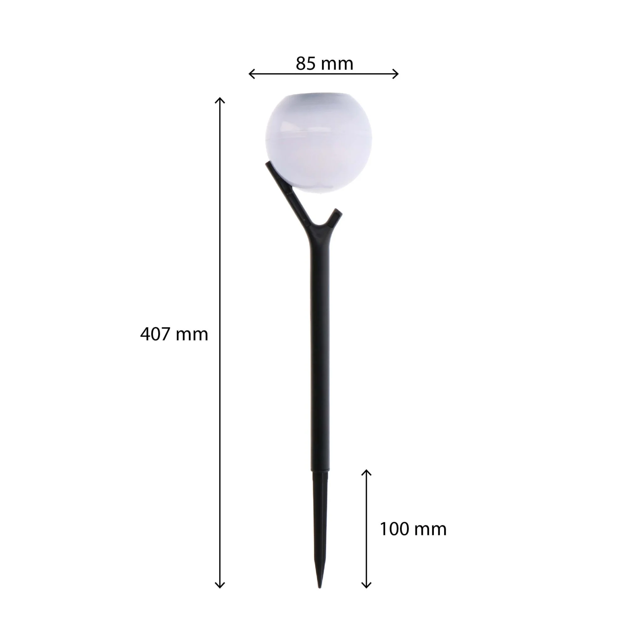 Solar LED Tuinlamp met sensor - Nice - Draadloos - Warm wit - Auto aan/uit - 40 cm - Image 7