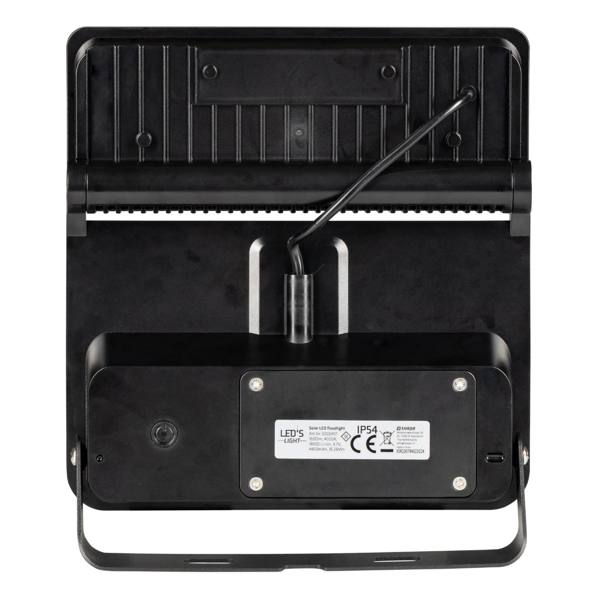 Slim Solar LED Buitenlamp 1600 lm met sensor - Bewegingssensor en nachtsensor - Draadloos - Zwart - Image 10