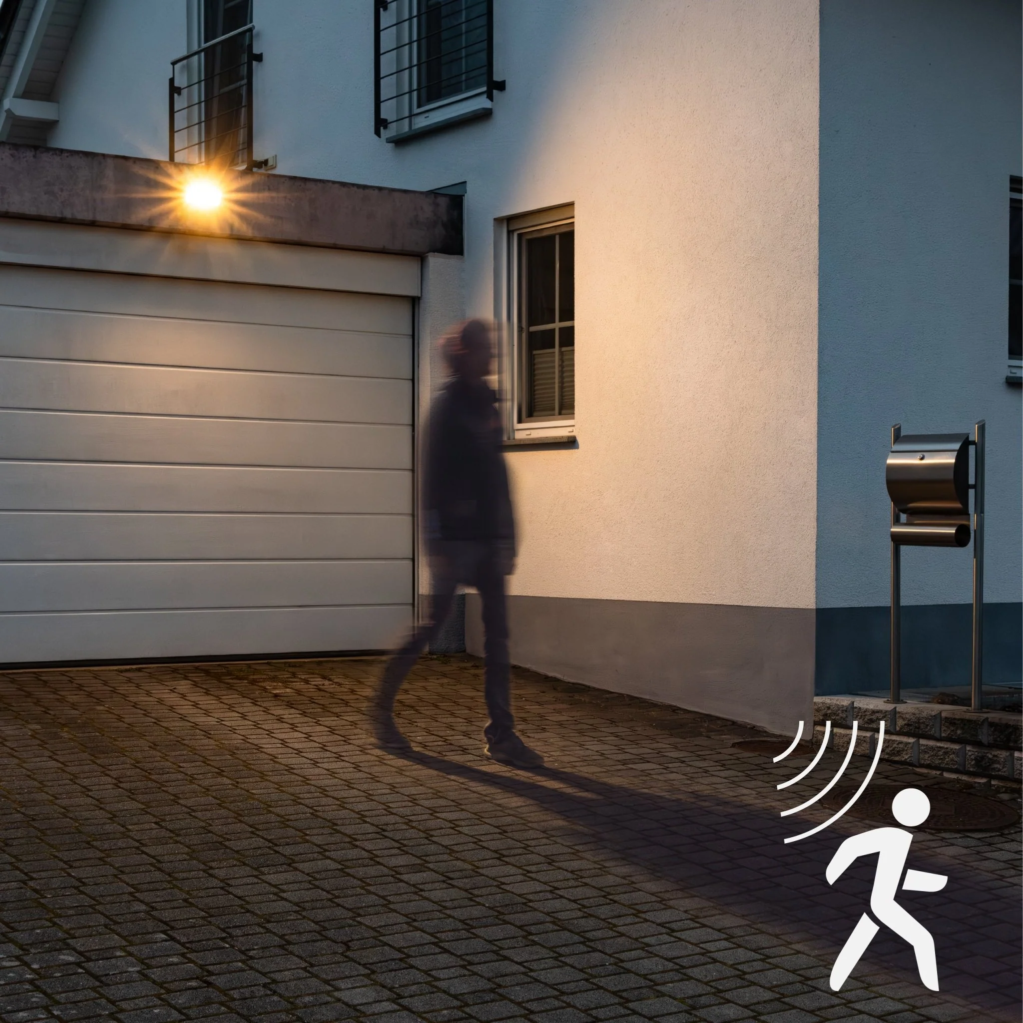 Slim Solar LED Buitenlamp 1600 lm met sensor - Bewegingssensor en nachtsensor - Draadloos - Zwart - Image 3