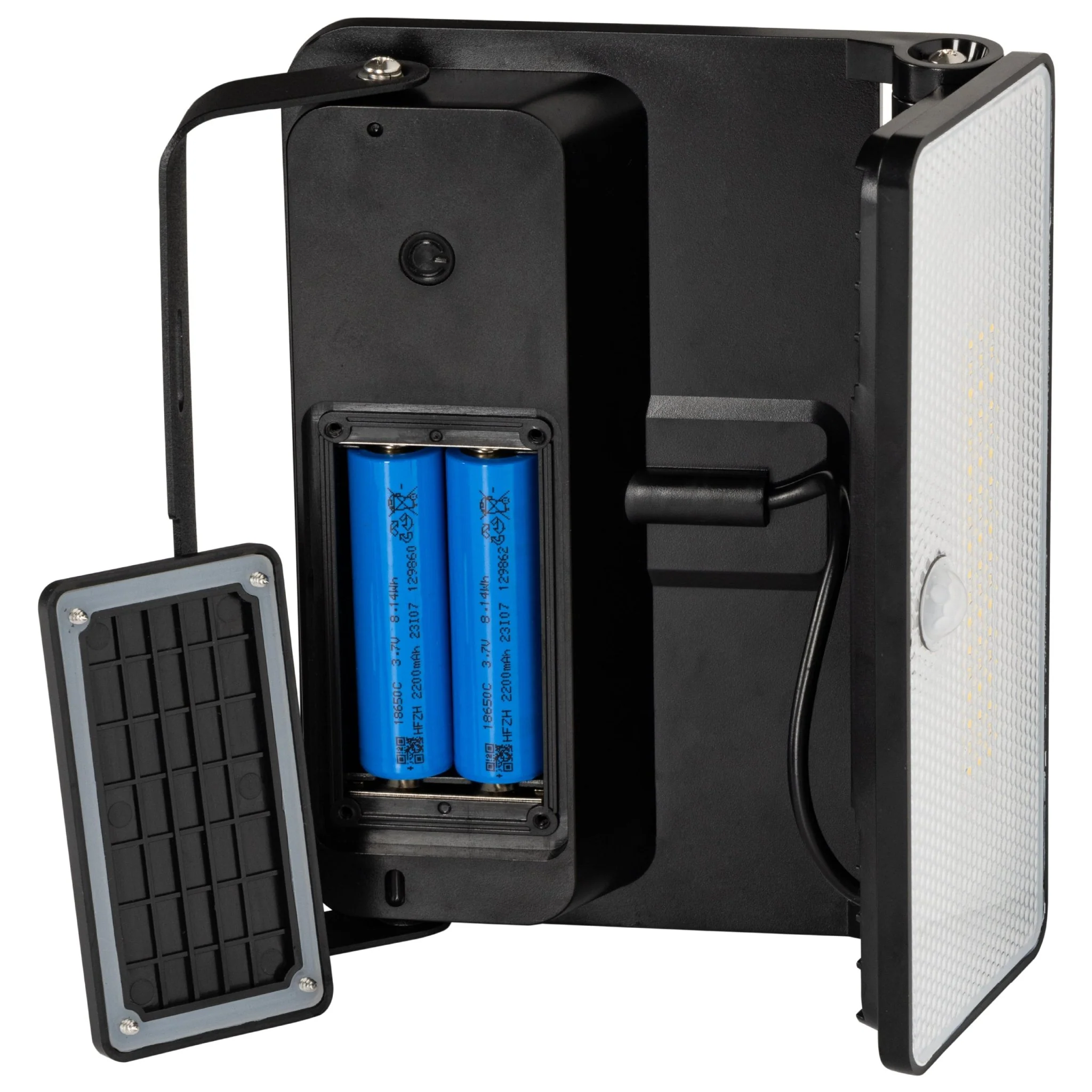 Slim Solar LED Buitenlamp 1600 lm met sensor - Bewegingssensor en nachtsensor - Draadloos - Zwart - Image 5