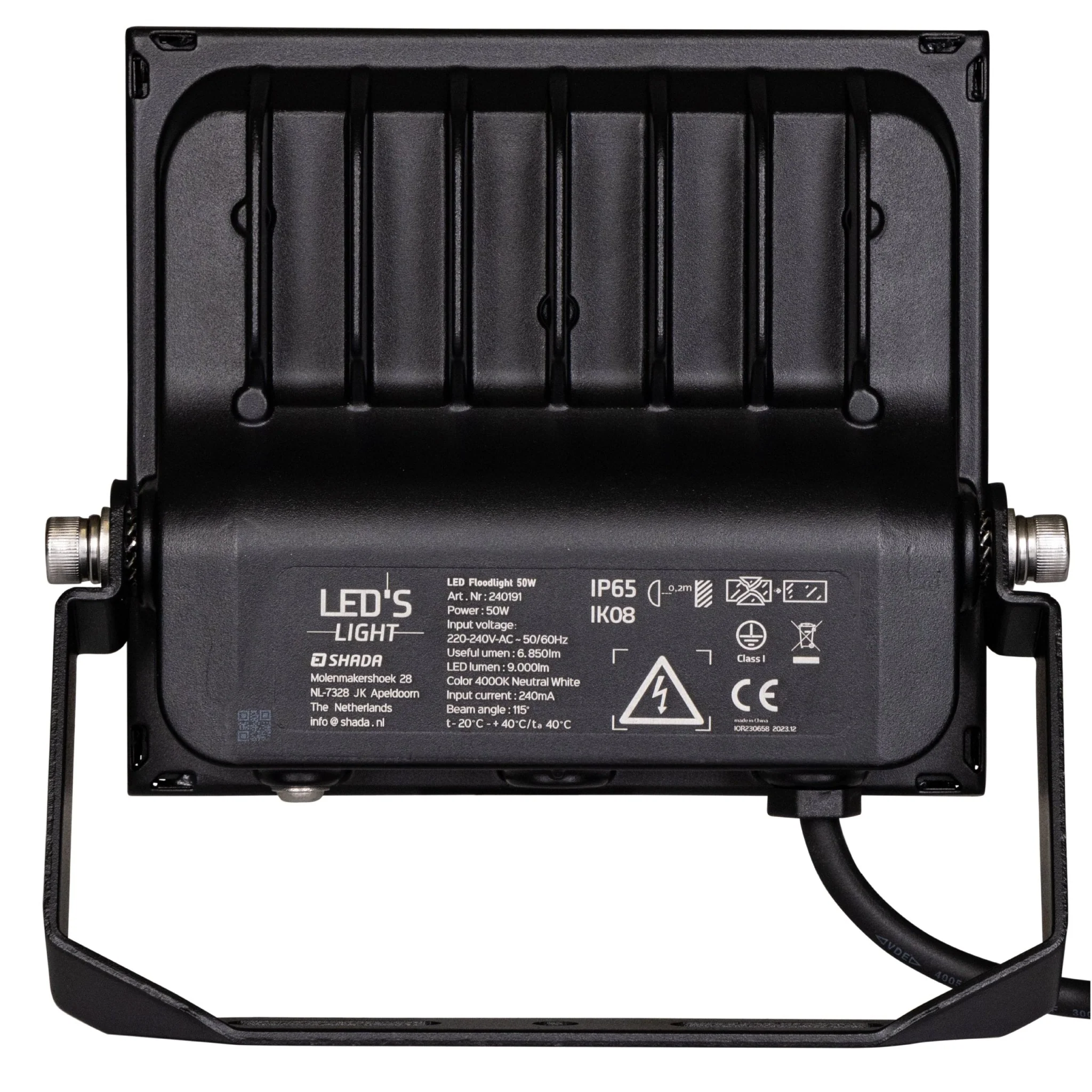 LED's Light Floodlight 8000 - Waterbestendig en Kantelbaar - 50W - Image 8