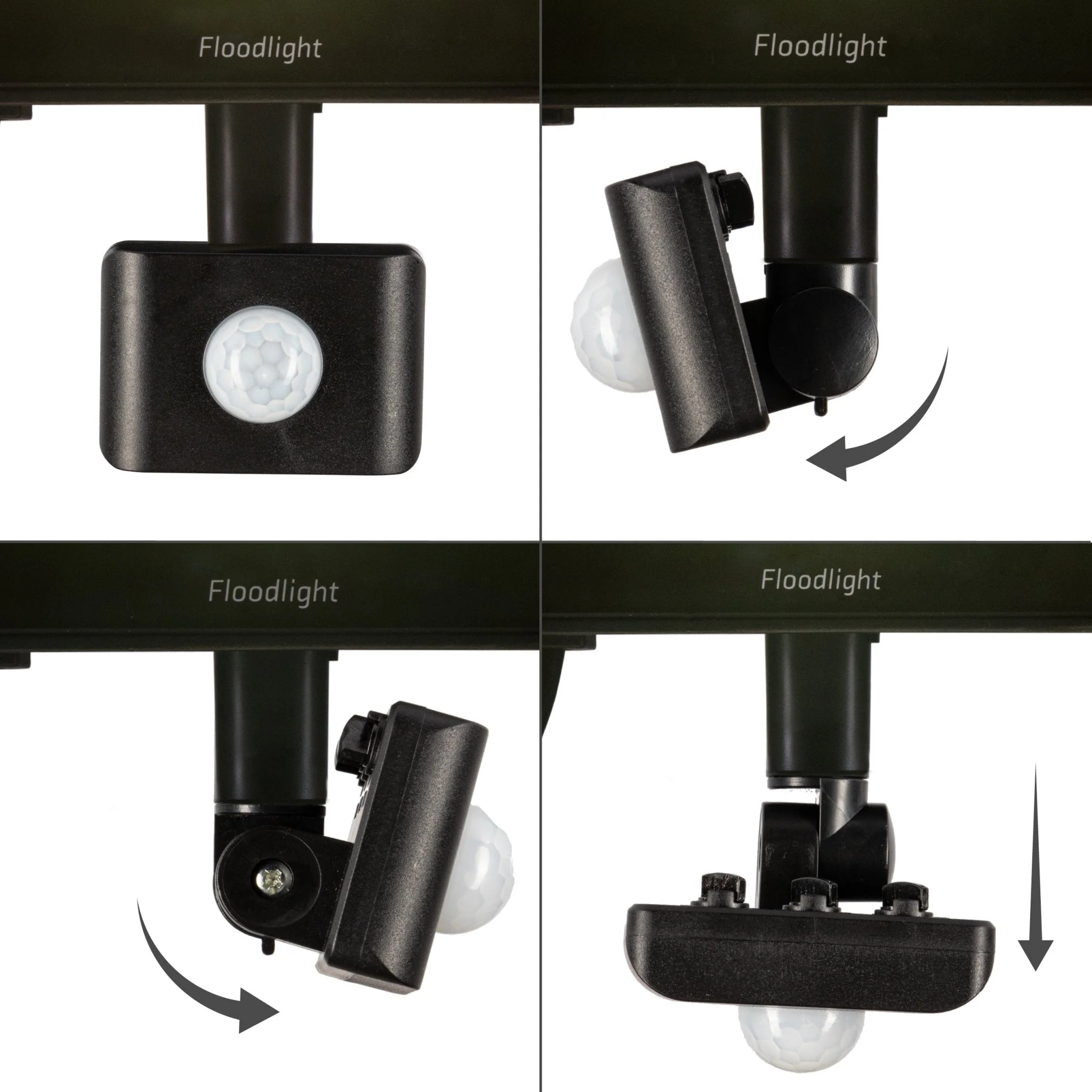UltraFlood LED Schijnwerper 50W 4000K met Bewegingssensor en Daglichtsensor - Kantelbaar - 8000 Lumen - IP65 - Image 4