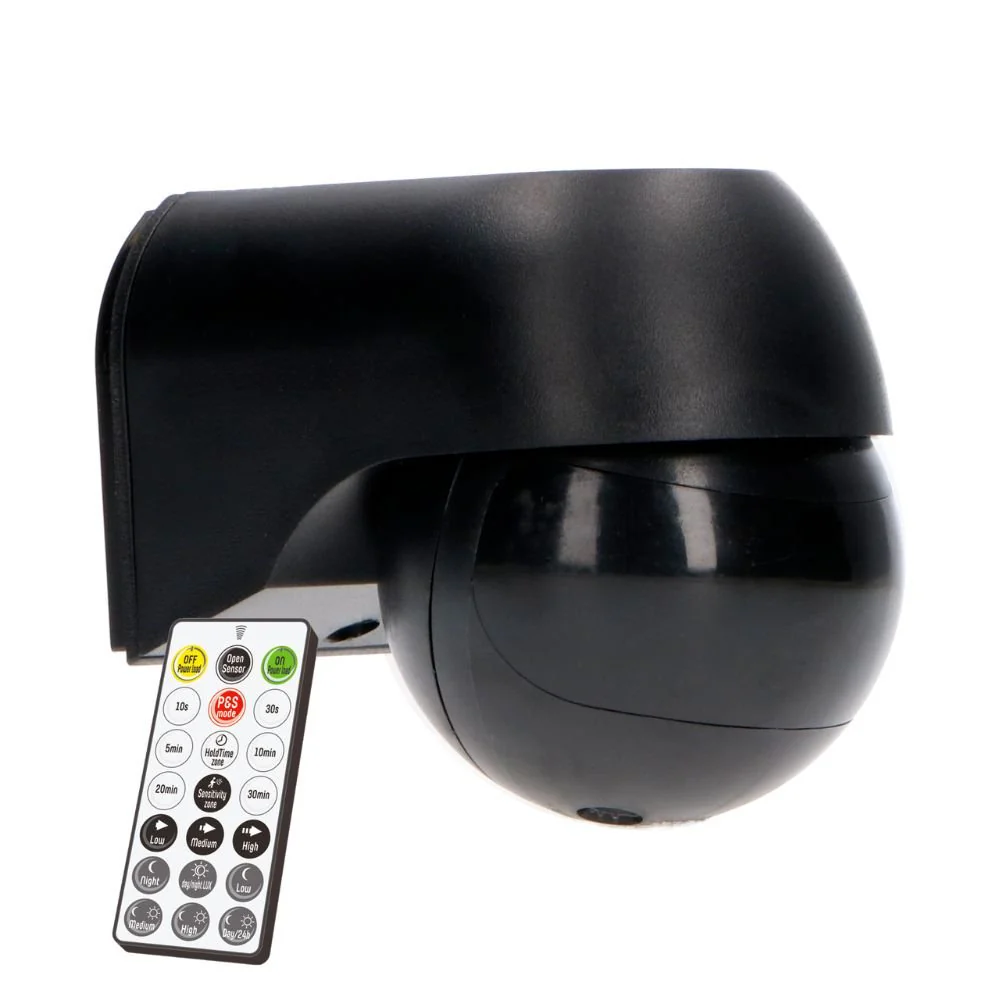 LED's Light 2-in-1 Bewegingsmelder met Afstandsbediening - Detecteert schemer en beweging - Zwart - Image 9