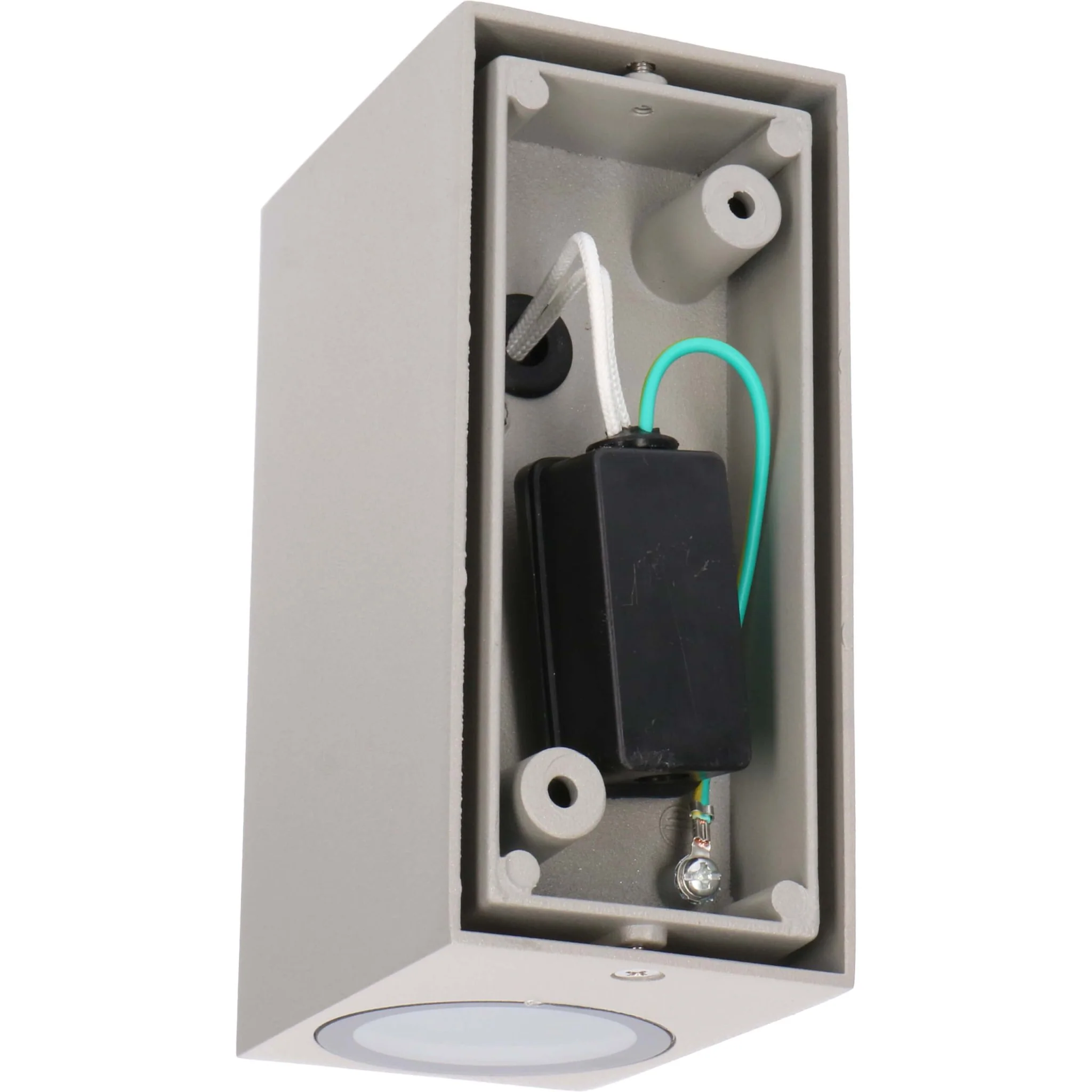LED's Light LED Buitenlamp met GU10 fitting - Rechthoek - IP44 - Grijs - Model Milaan - Image 10