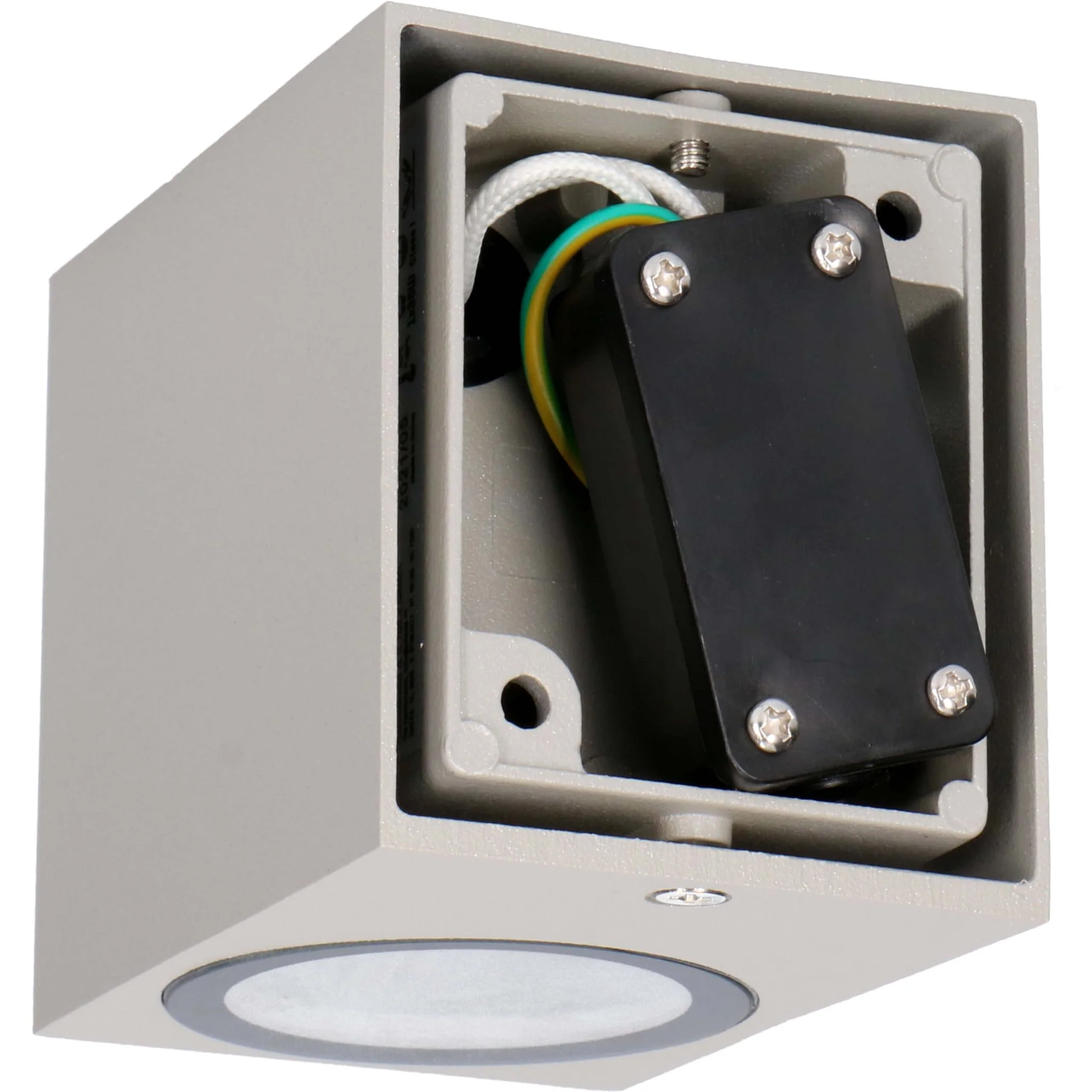 NØRD Down - LED Wandlamp buiten met GU10 fitting - Rome - Vierkant - IP44 - Grijs - Image 10