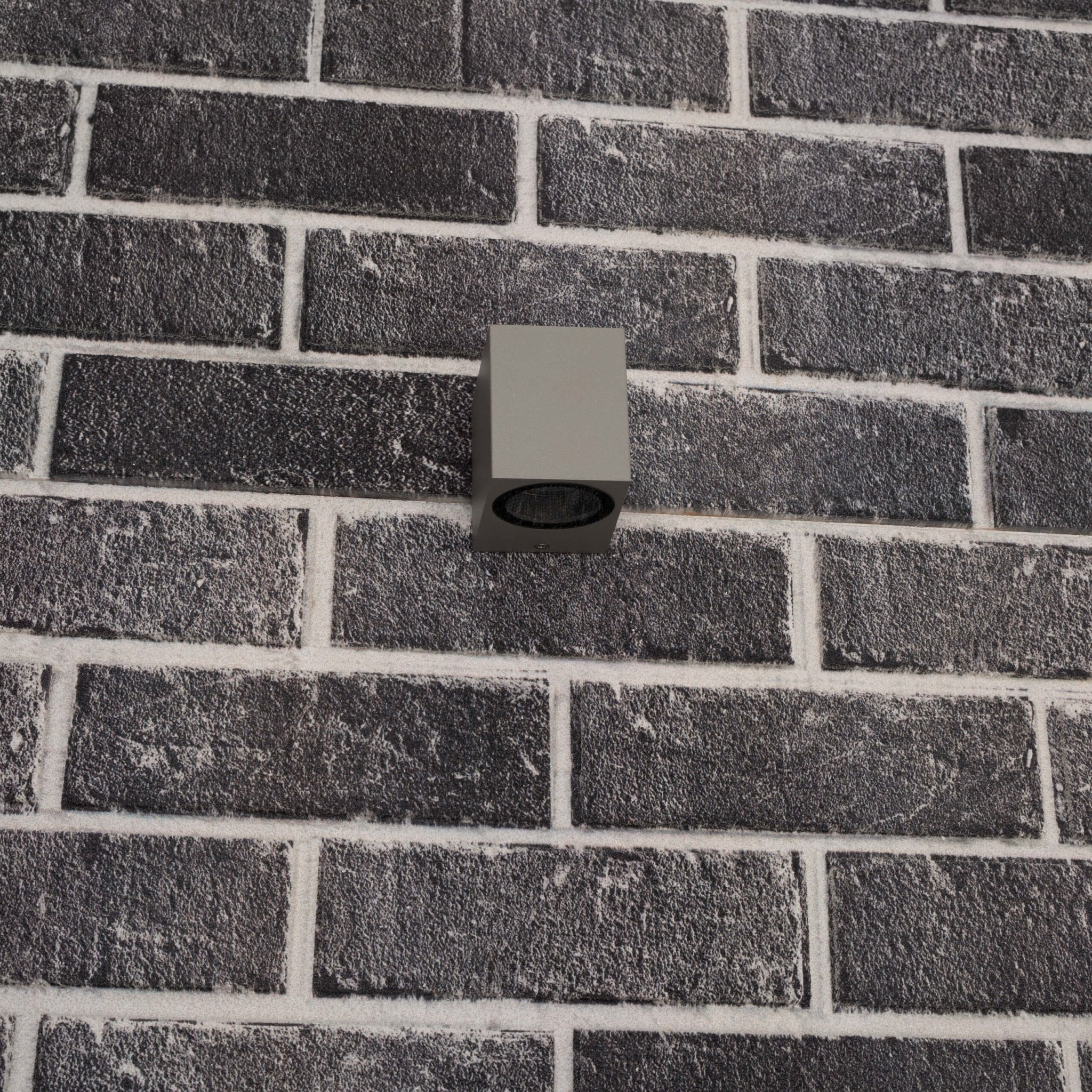 NØRD Down - LED Wandlamp buiten met GU10 fitting - Rome - Vierkant - IP44 - Grijs - Image 5