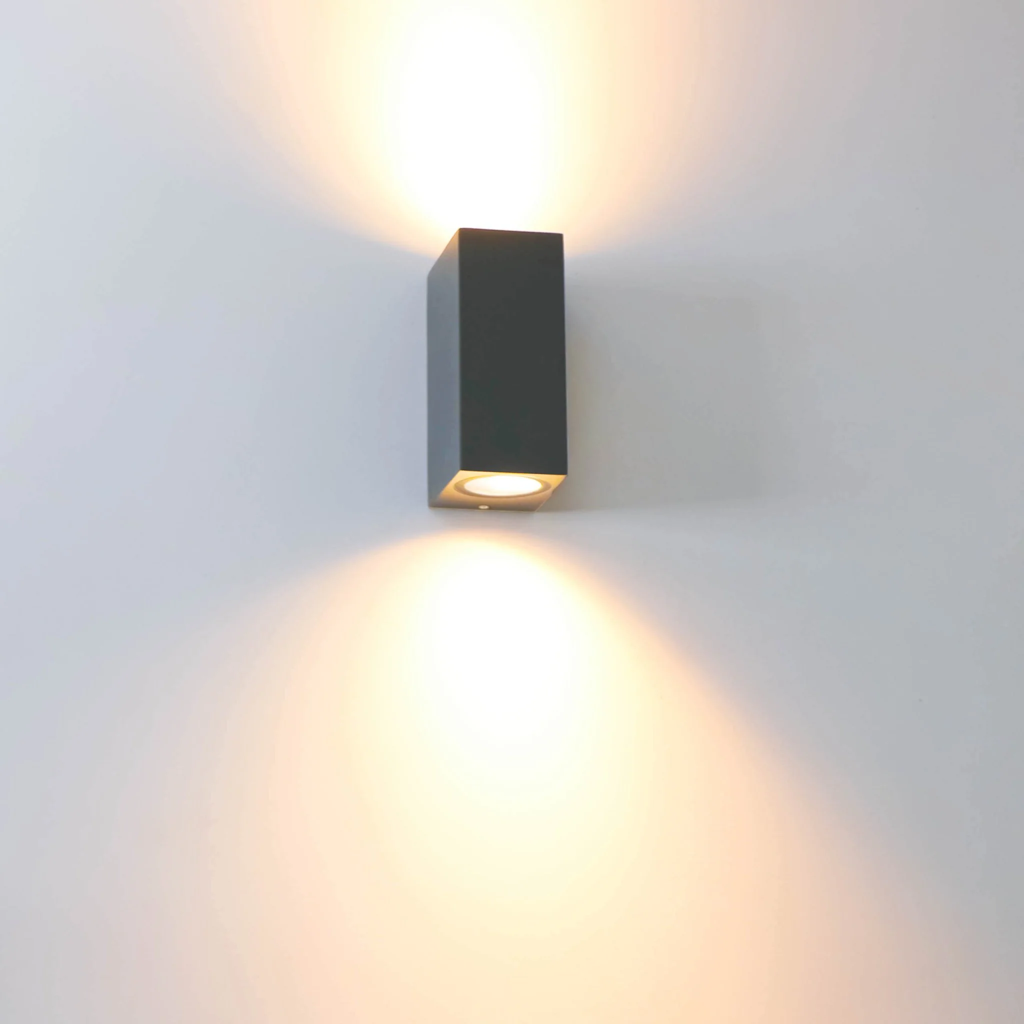 NØRD Up&Down - LED's Light LED Buitenlamp met GU10 fitting - Rechthoek - IP44 - Antraciet - Model Milaan - Image 4
