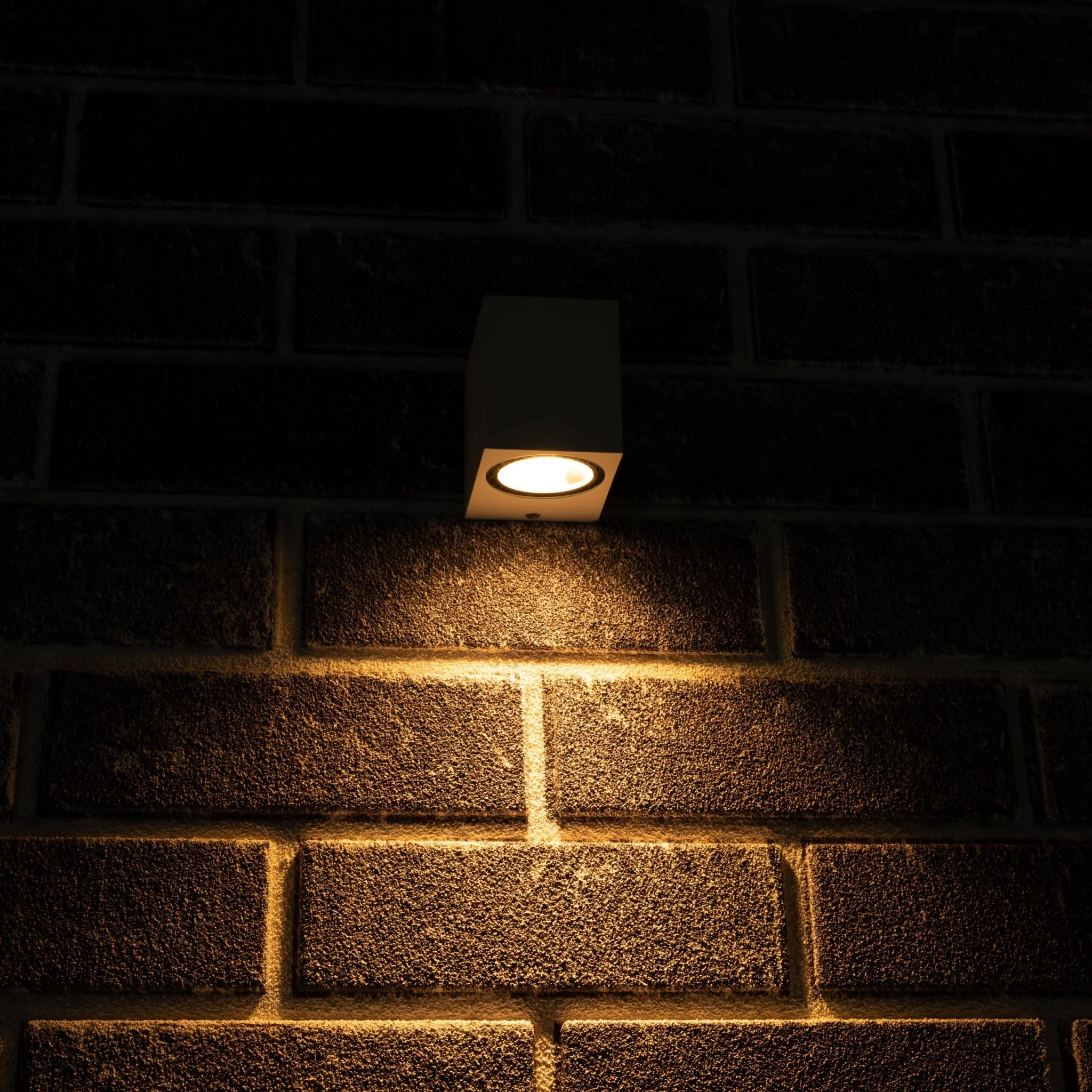NØRD Down - LED's Light LED Wandlamp Buiten met GU10 fitting - Vierkant - IP44 - Wit - Model Rome - Image 3