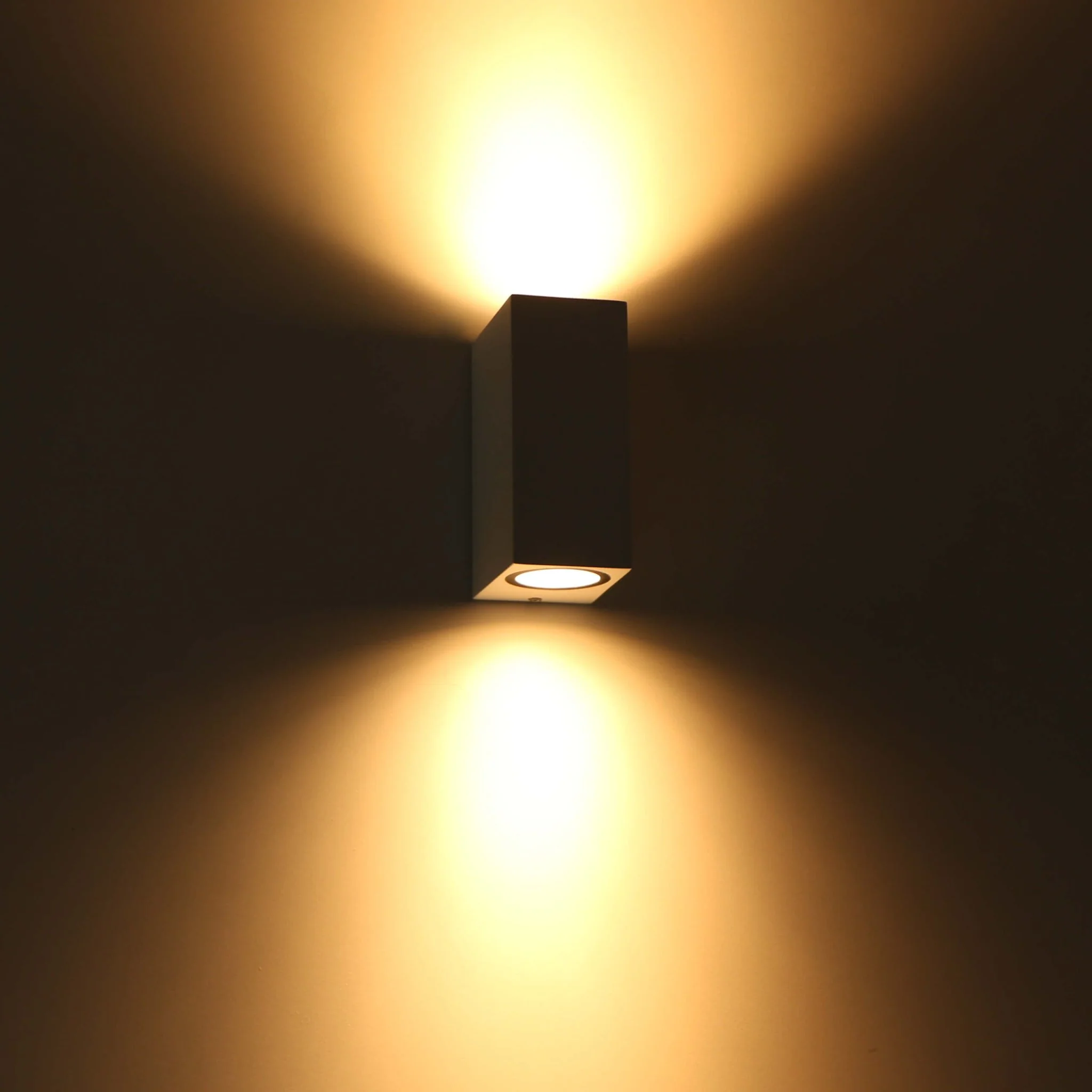 NØRD Up&Down - LED's Light LED Buitenlamp met GU10 fitting - Rechthoek - IP44 - Wit - Model Milaan - Image 5