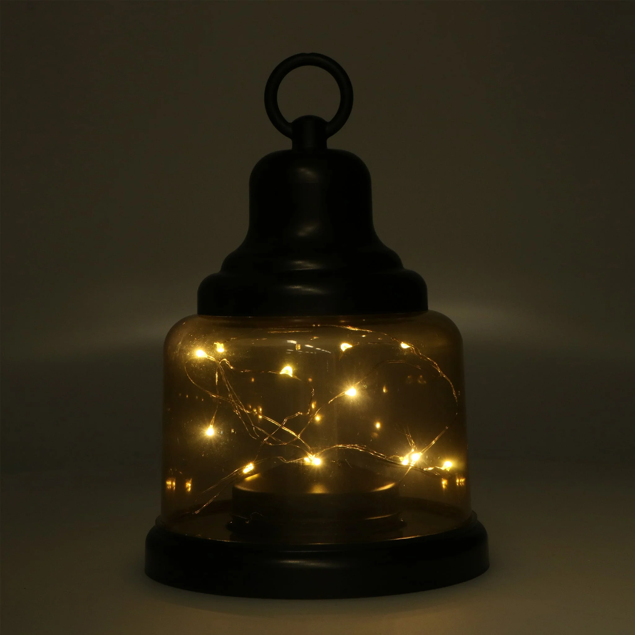 Vintage LED Tafellamp op batterijen - Draadloos model met ophangring - 22 cm - Image 4