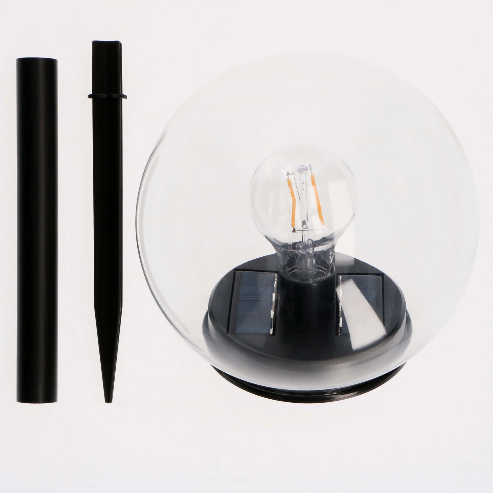 Vintage Solar Priklamp met sensor - Automatisch aan/uit - Warm wit licht - IP44 - 54 cm - Image 7