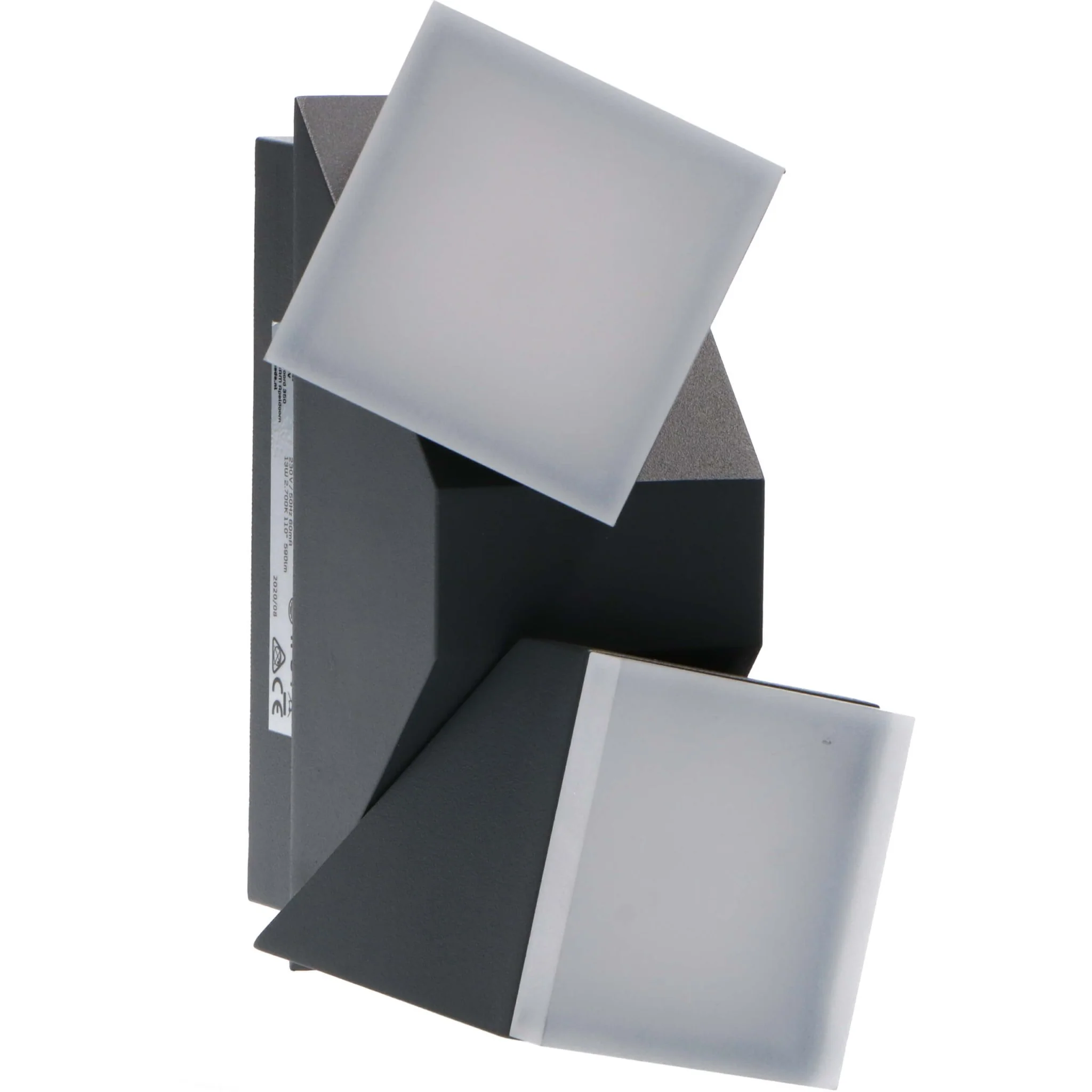 2 pack LED's Light 2-lichts LED Design Buitenlamp - Model Terni - Draaibaar - Warm wit - Antraciet - Image 10