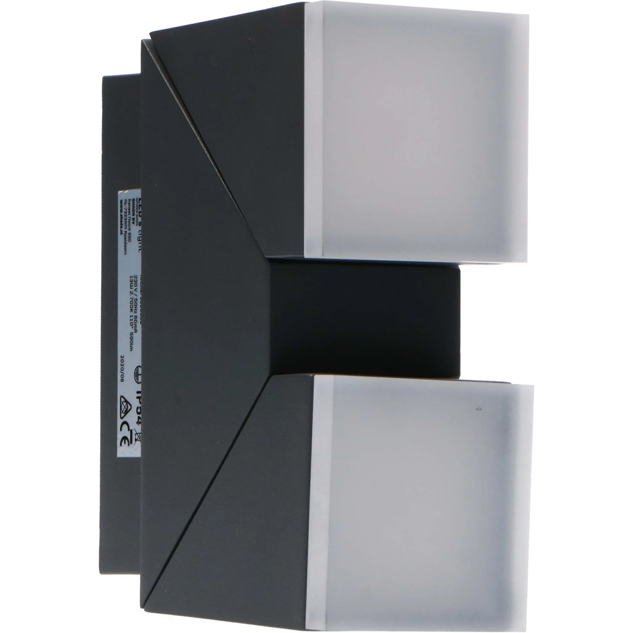 2 pack LED's Light 2-lichts LED Design Buitenlamp - Model Terni - Draaibaar - Warm wit - Antraciet - Image 11