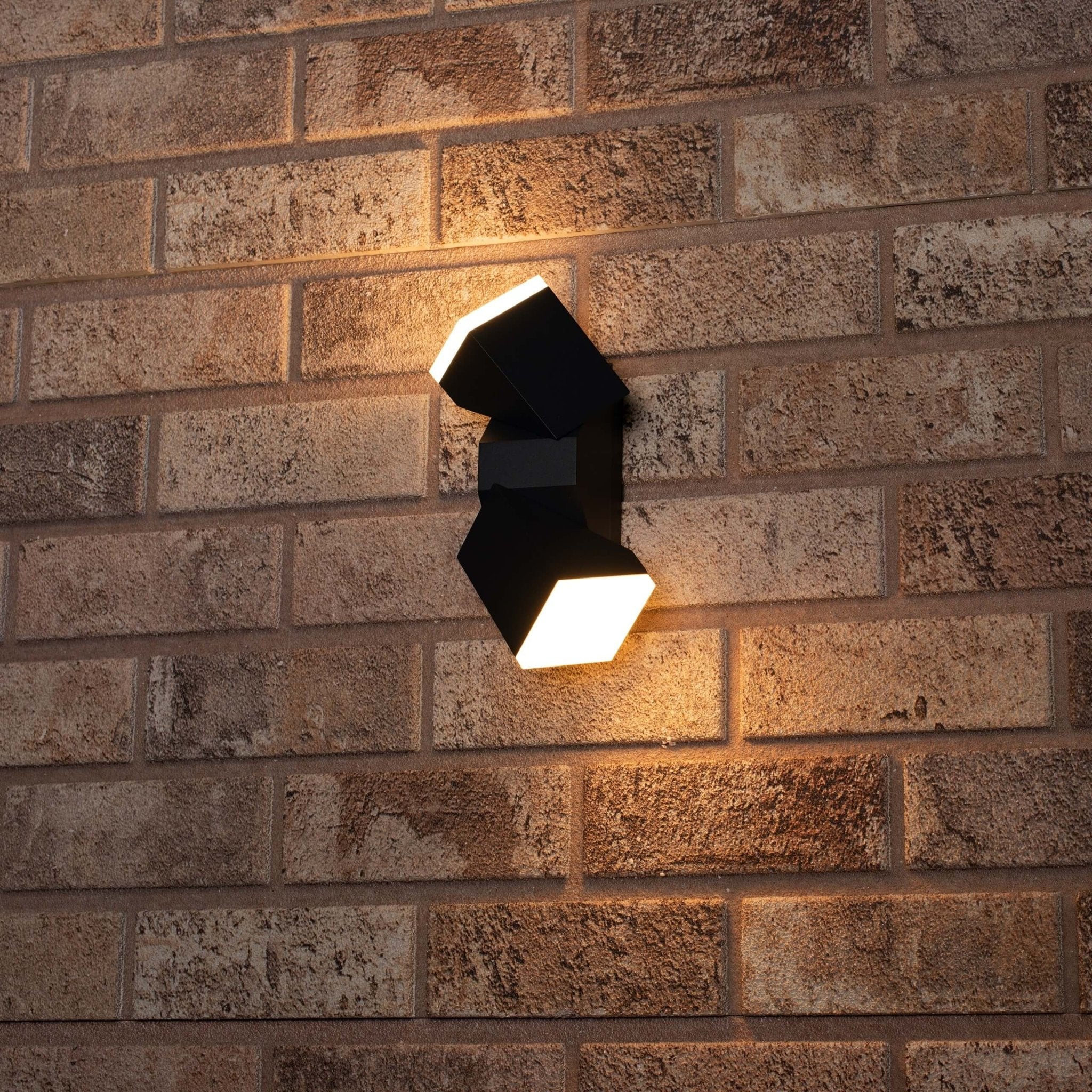 2 pack LED's Light 2-lichts LED Design Buitenlamp - Model Terni - Draaibaar - Warm wit - Antraciet - Image 2