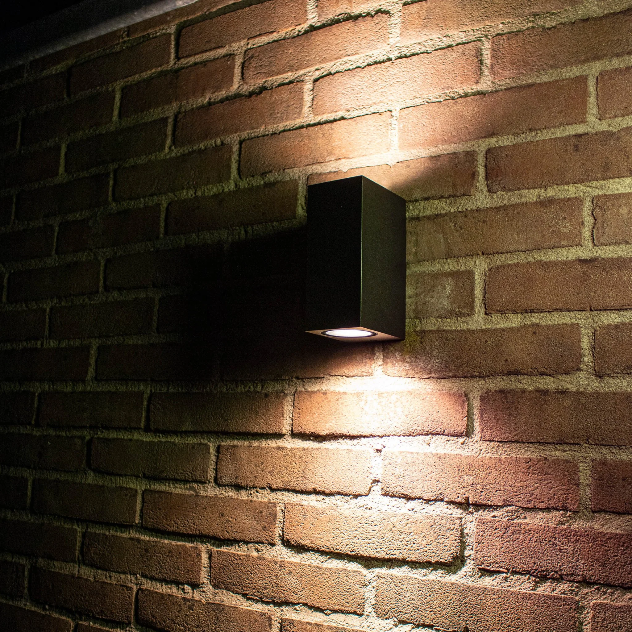 NØRD Up&Down - LED's Light LED Buitenlamp met GU10 fitting - Rechthoek - IP44 - Zwart - Model Milaan - Image 3