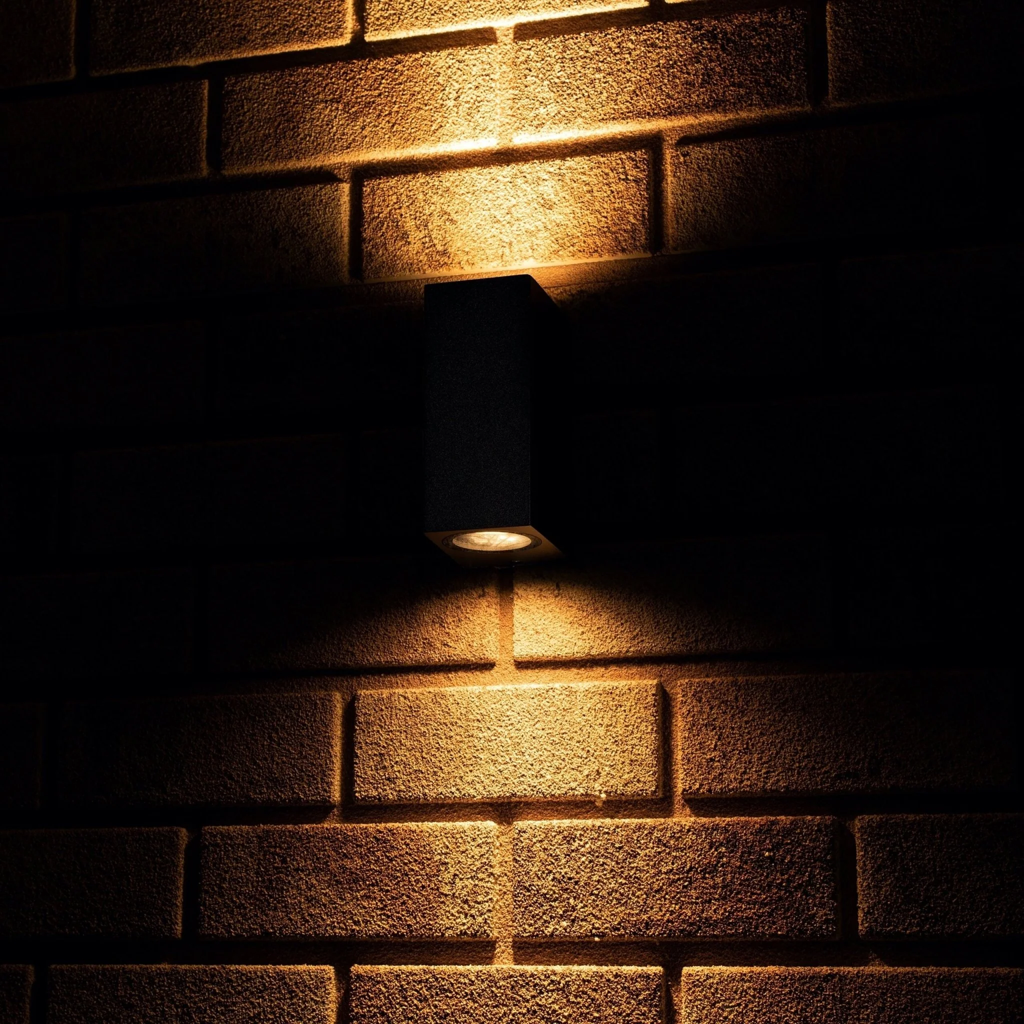 NØRD Up&Down - LED's Light LED Buitenlamp met GU10 fitting - Rechthoek - IP44 - Zwart - Model Milaan - Image 6