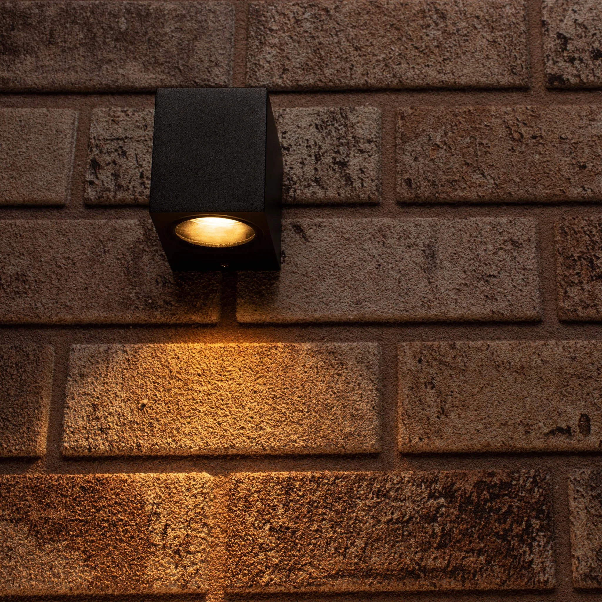 NØRD Down - LED's Light LED Wandlamp Buiten met GU10 fitting - Vierkant - IP44 - Zwart - Model Rome - Image 6