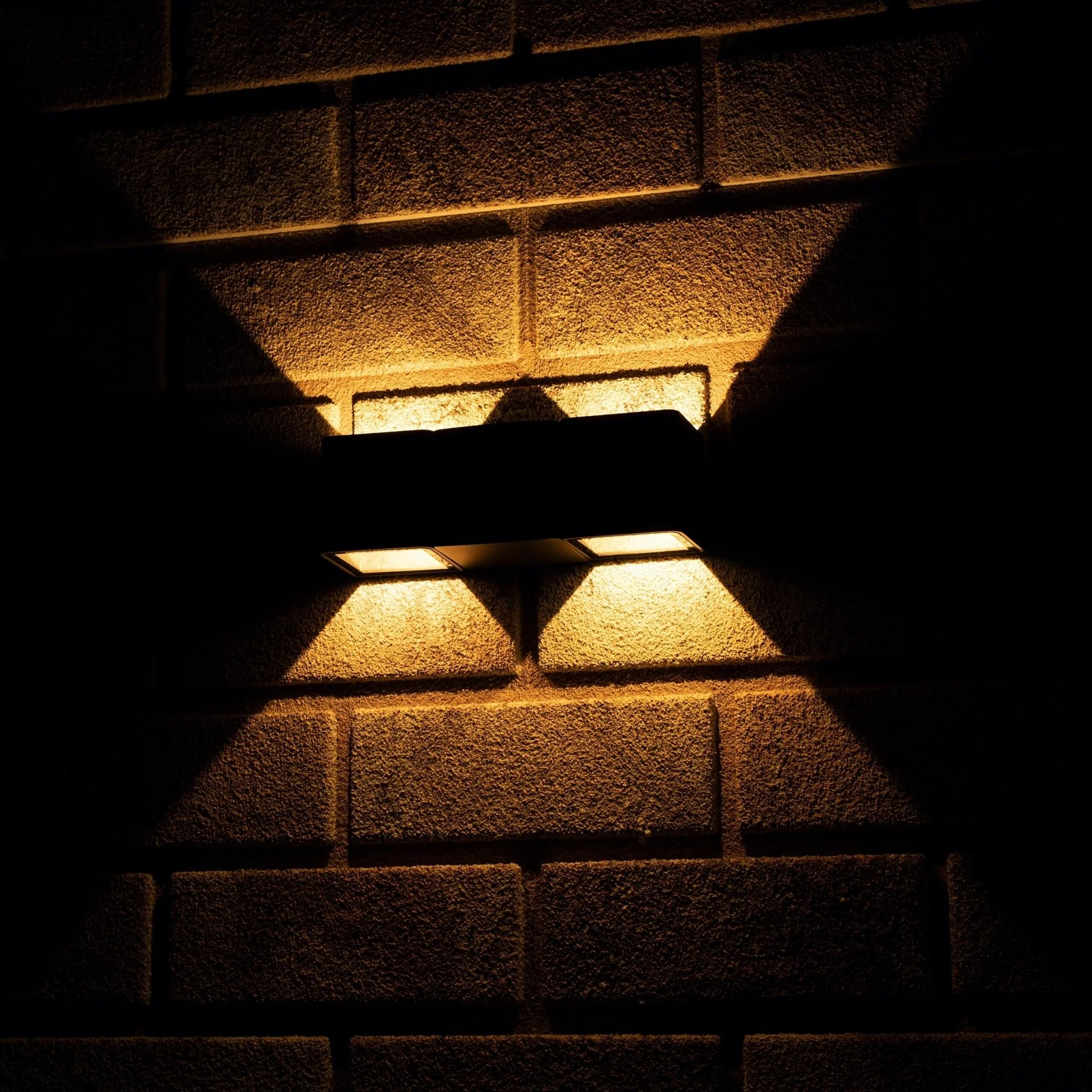 LED's Light 4-lichts Wandlamp Buiten - Model Aversa - Warm wit - IP54 waterdicht - Antraciet - Image 3