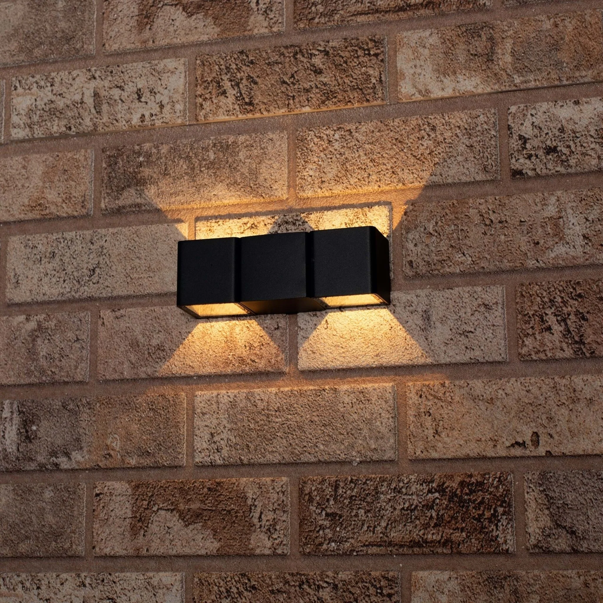 LED's Light 4-lichts Wandlamp Buiten - Model Aversa - Warm wit - IP54 waterdicht - Antraciet - Image 4