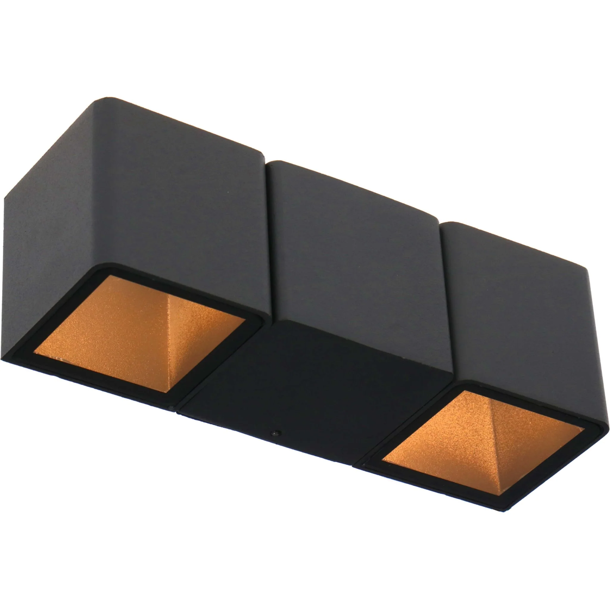 LED's Light 4-lichts Wandlamp Buiten - Model Aversa - Warm wit - IP54 waterdicht - Antraciet - Image 7
