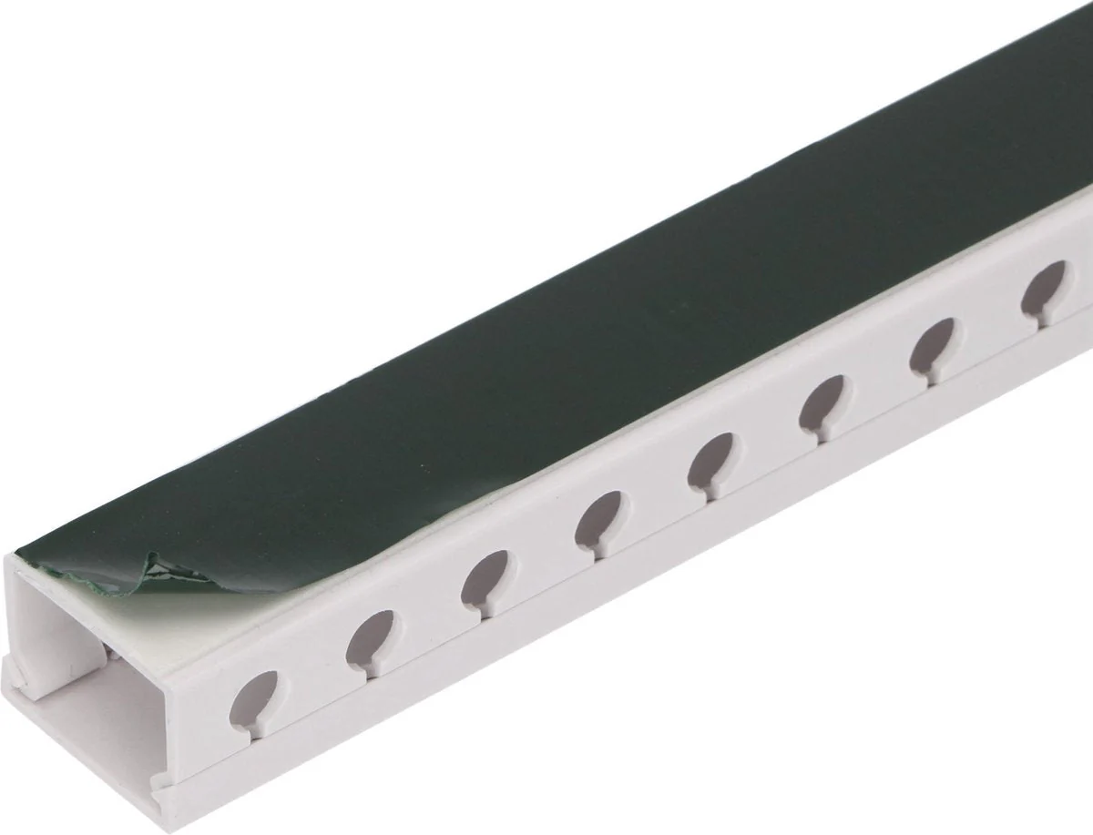 OrgaNice Kabelgoten Set - Zelfklevende organiser voor Bureau & TV - Wit - Image 10